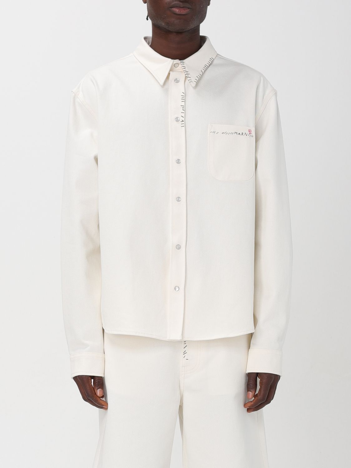 image of Marni Shirt Men White (Size 2XL)