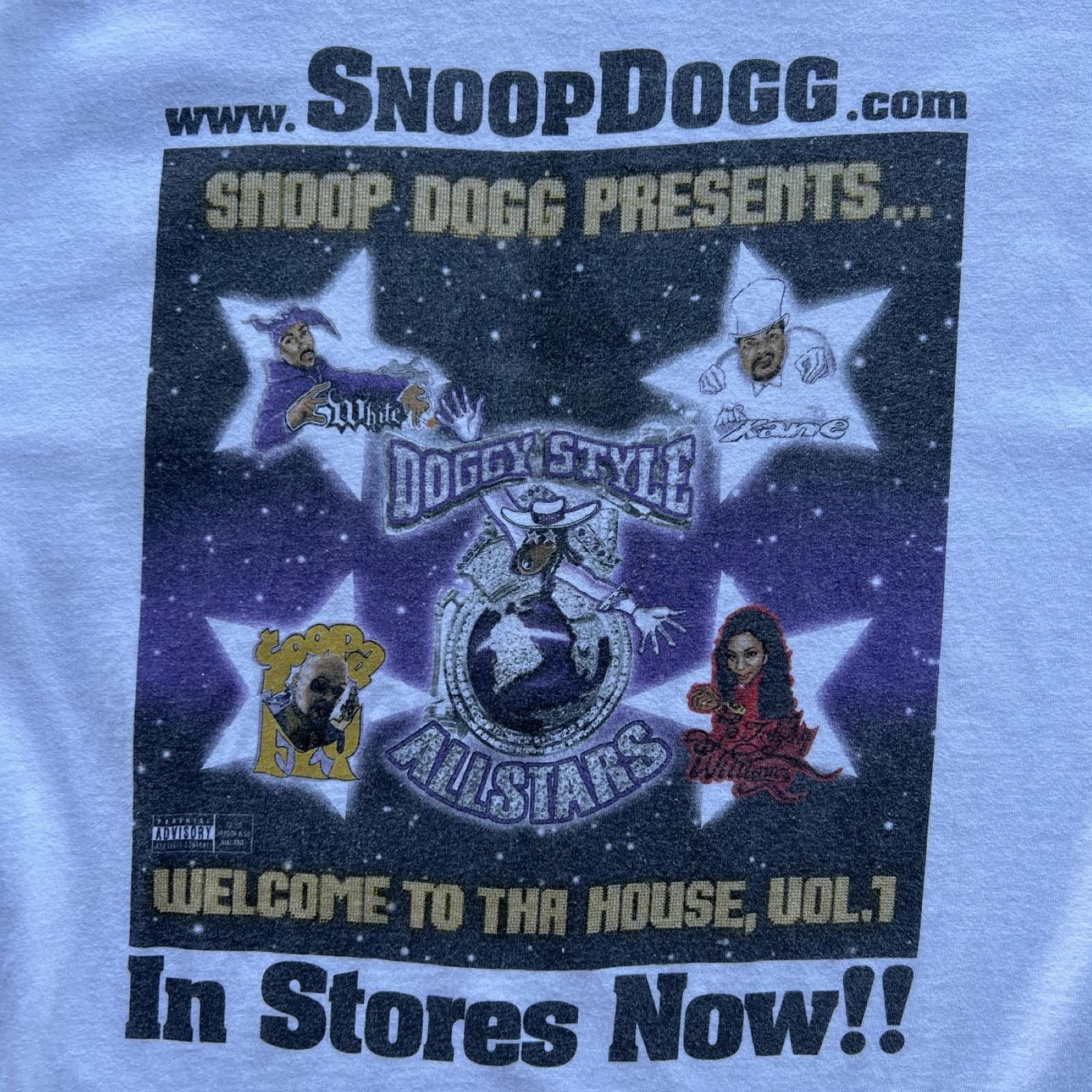 Hanes Y2K Snoop Dogg Welcome To Tha House Vintage Rare Size US XL / EU 56 / 4 - 3 Thumbnail