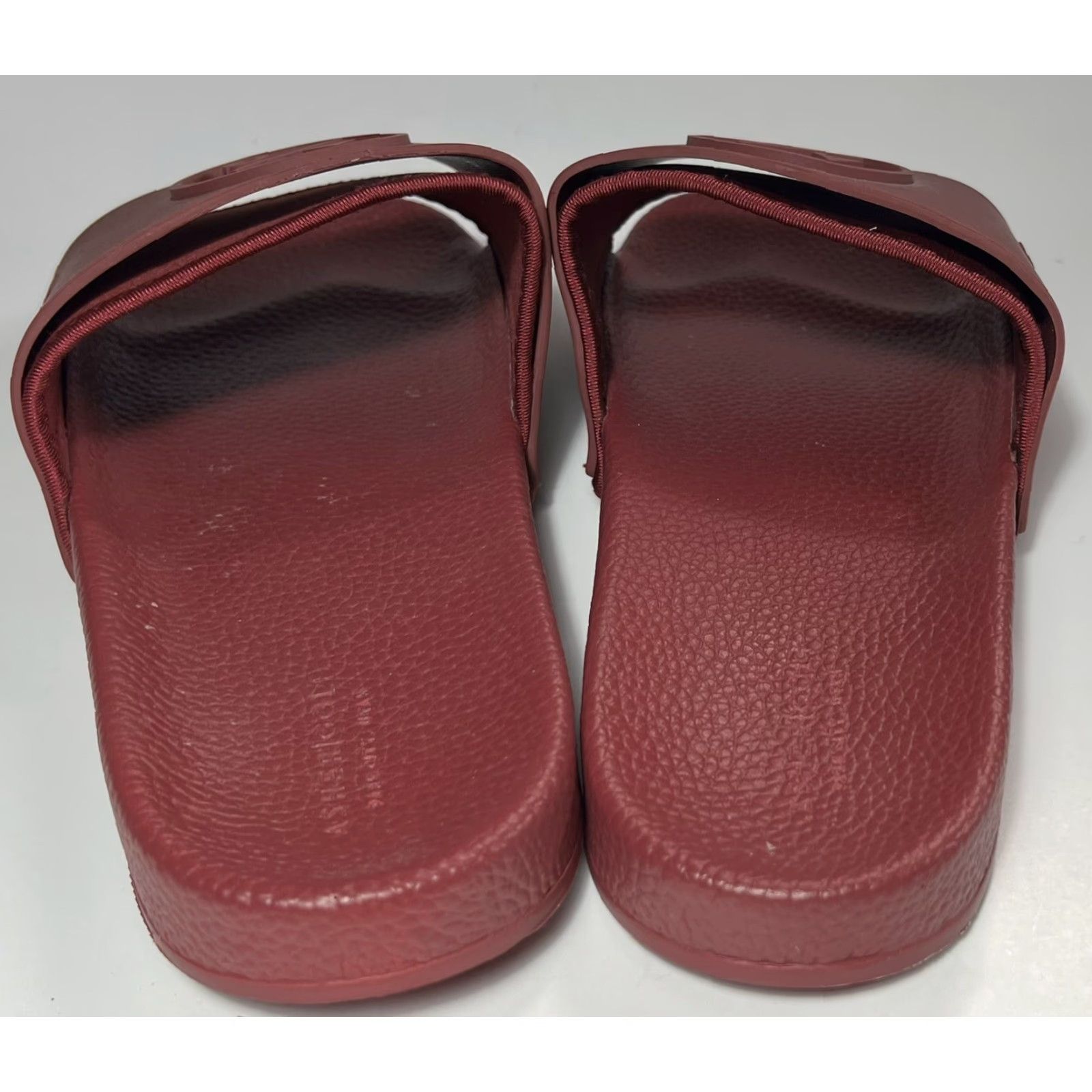 Vintage GOLF Asher Slide Sandals Maroon Red 12.5 Mens Rubber Upper Unisex Adults Slide Limited Wear Size US 12 / IT 42 - 6 Thumbnail