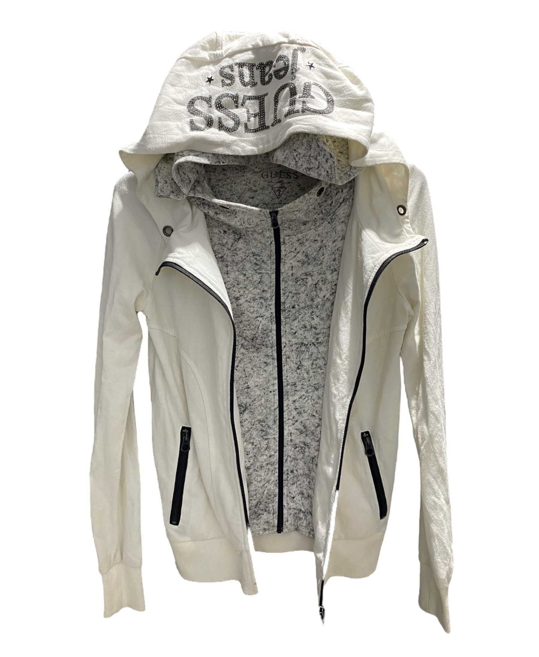 Guess Y2k GUESS double layer hoodie ifsixwasnine style Size US L / EU 52-54 / 3 - 1 Thumbnail