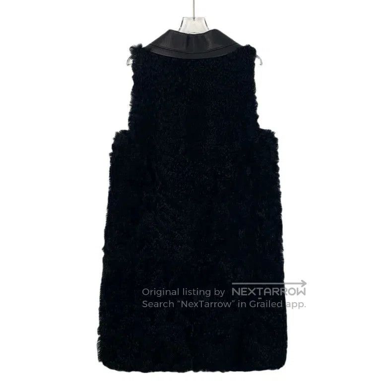 Fendi Fendi Black Shearling Collar Vest Outerwear. Size US M / EU 48-50 / 2 - 2 Thumbnail