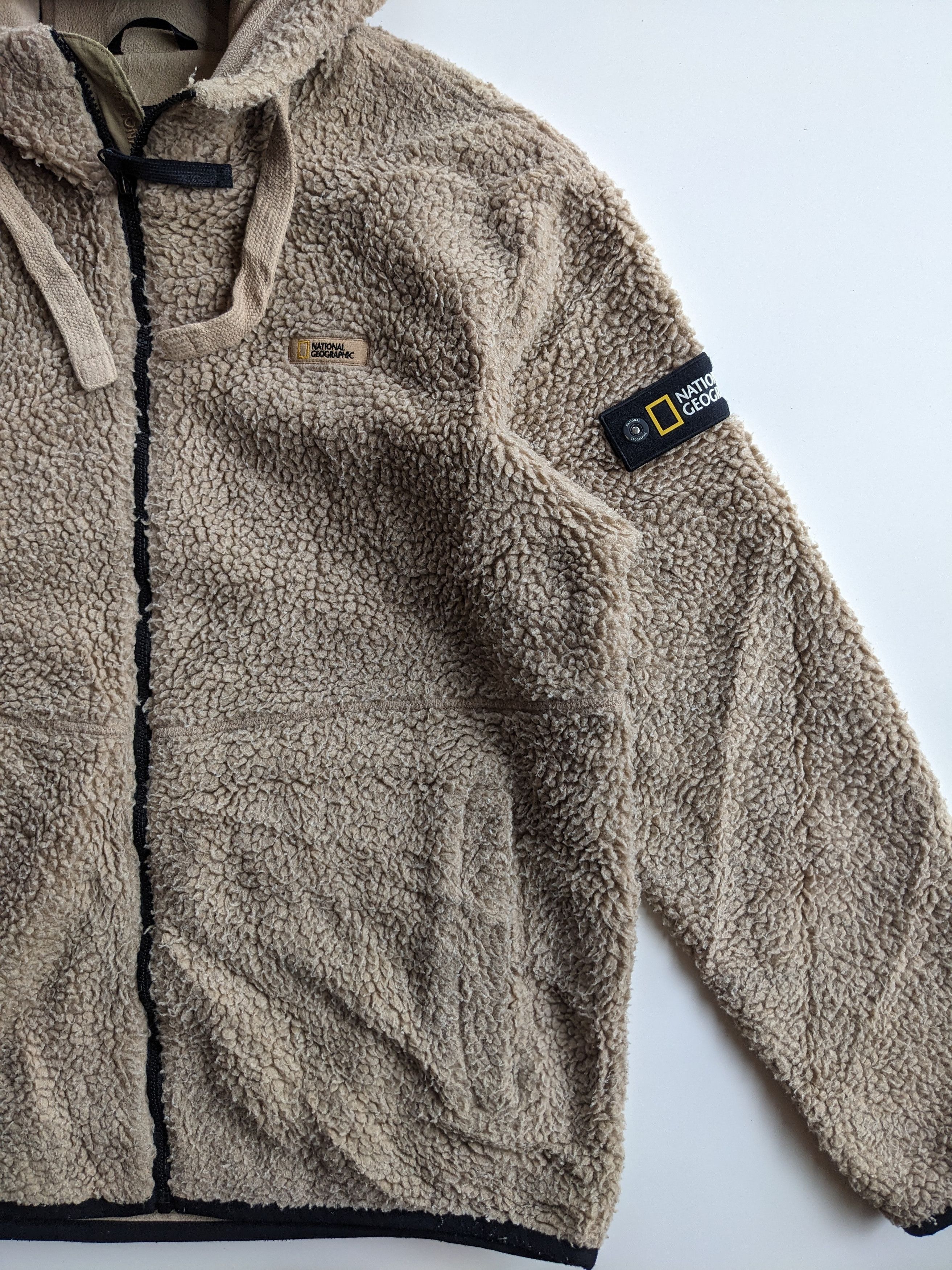 Vintage National Geographic fleece hoodie Size US XL / EU 56 / 4 - 3 Thumbnail