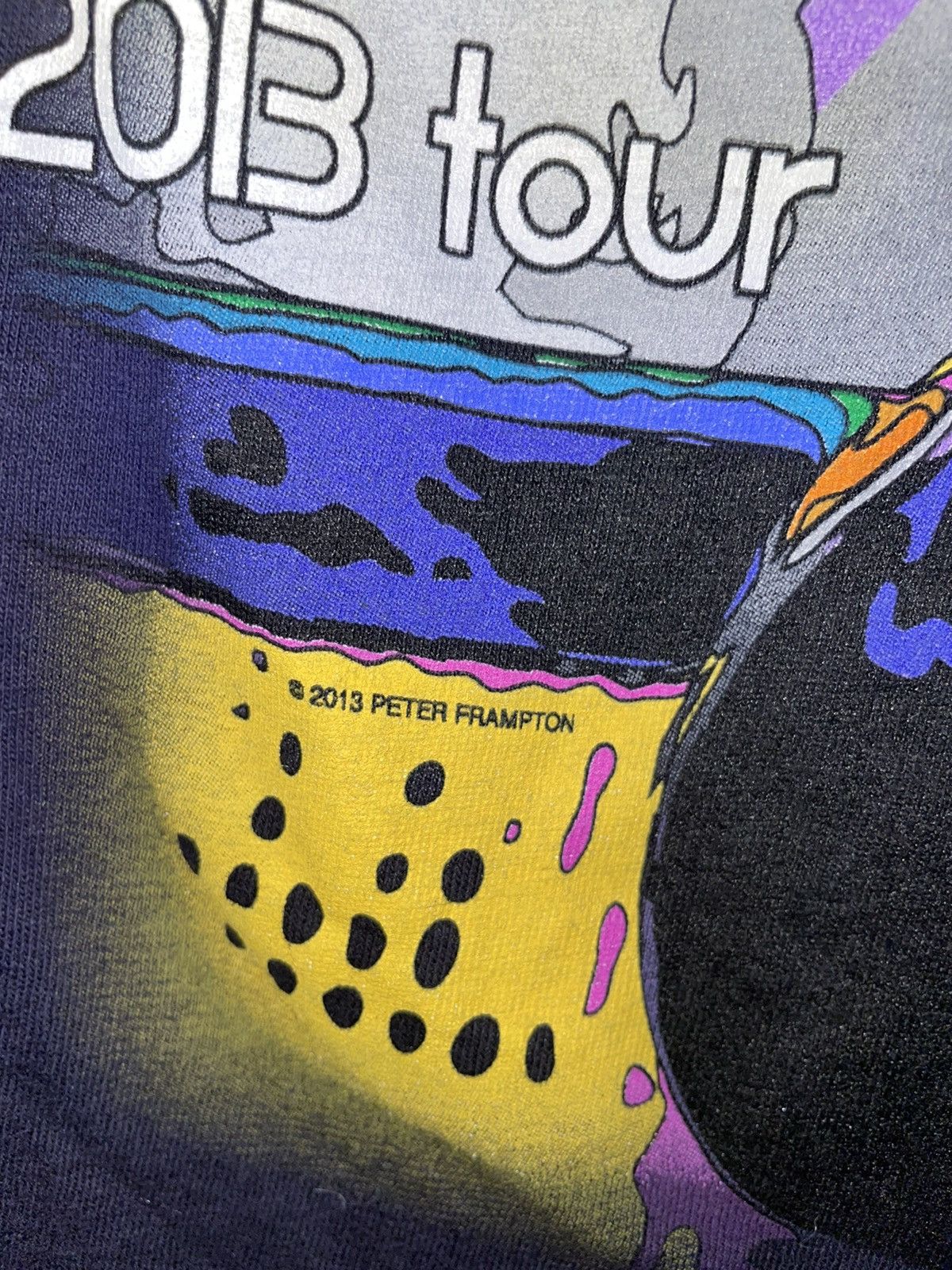 Vintage Peter Frampton Guitar Circus 2013 Tour Concert Tee Size US S / EU 44-46 / 1 - 6 Thumbnail