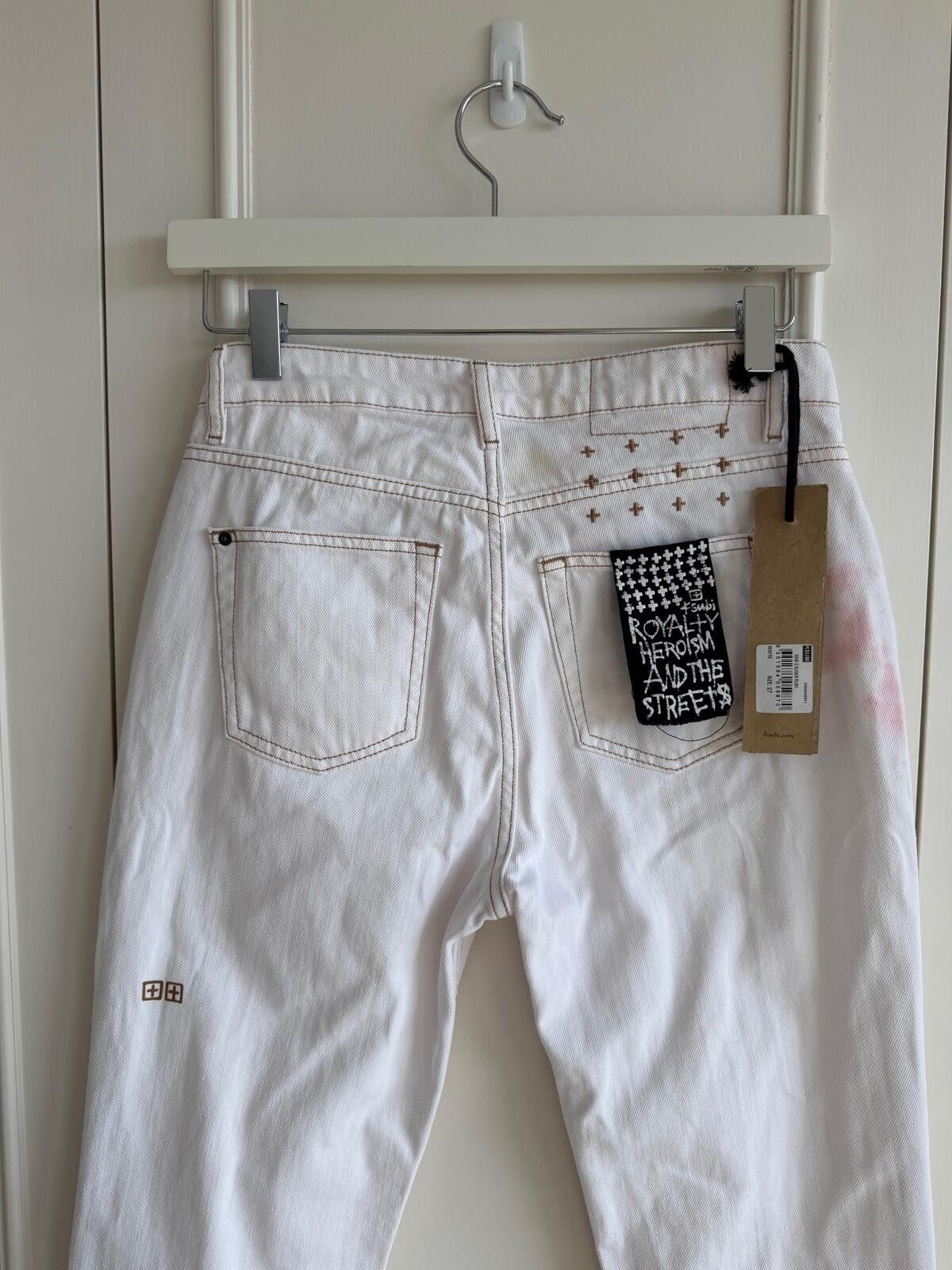 Ksubi new ksubi womens denim jeans nine o sugar rush white 27 9 m Size 27" / US 4 / IT 40 - 7 Thumbnail