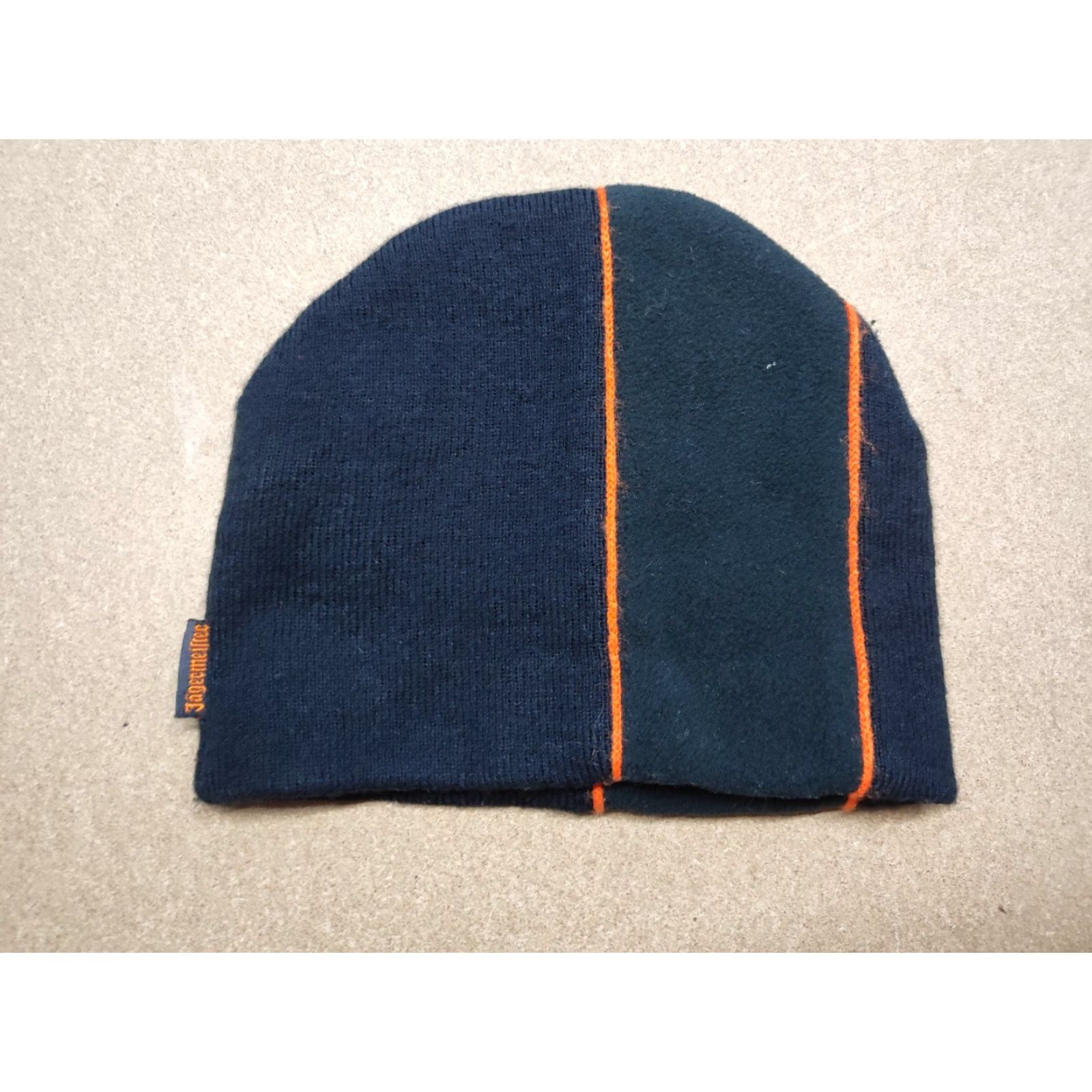 Vintage Jagermeister Beanie Hat One Size Solid Logo Unisex Adults Mens Womens Black Knit Acrylic Size ONE SIZE - 2 Thumbnail