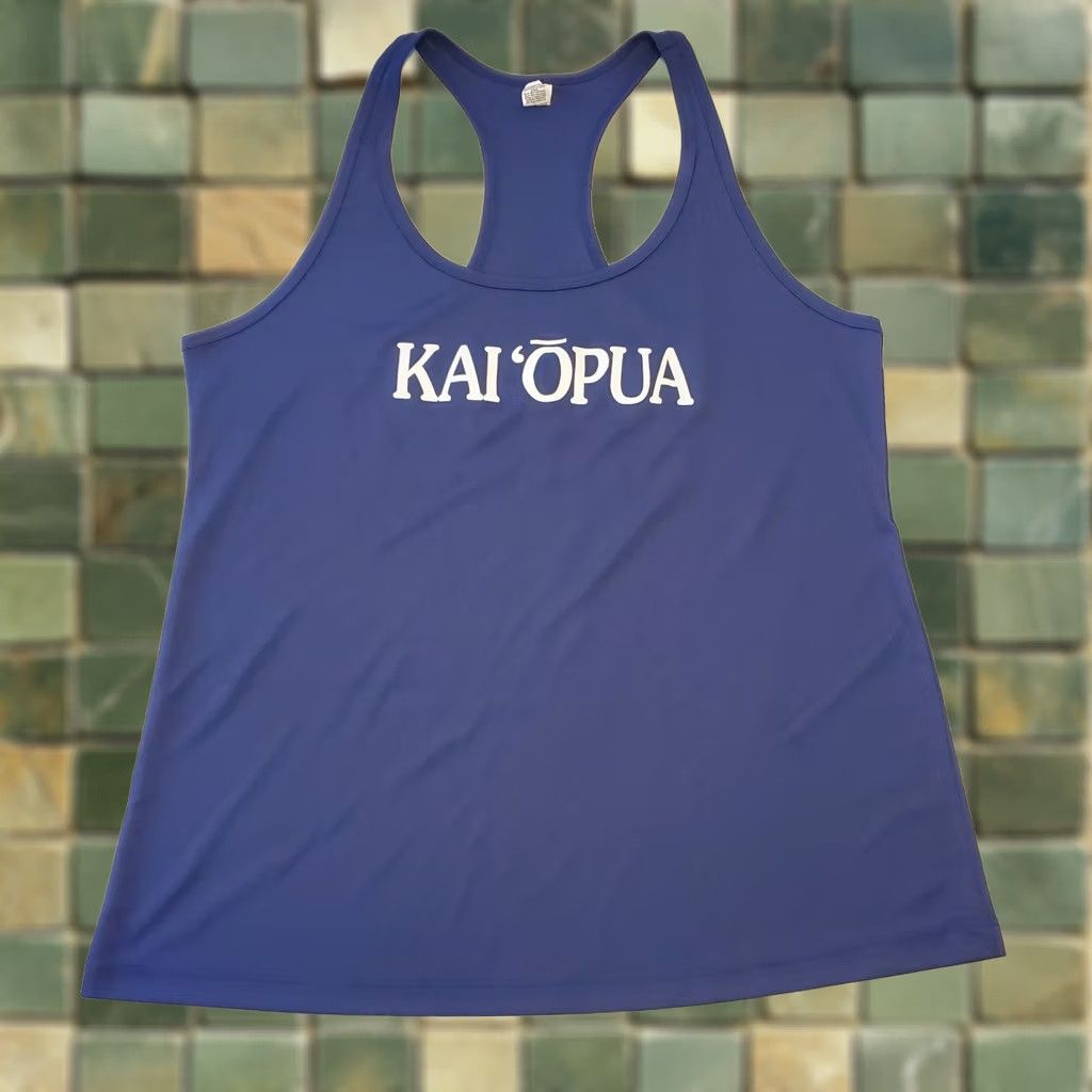 Alo Alo Yoga Active Tank L Womens Hawaii Kai Opua Row Club Resort Razorback Activewear Size ONE SIZE - 1 Thumbnail