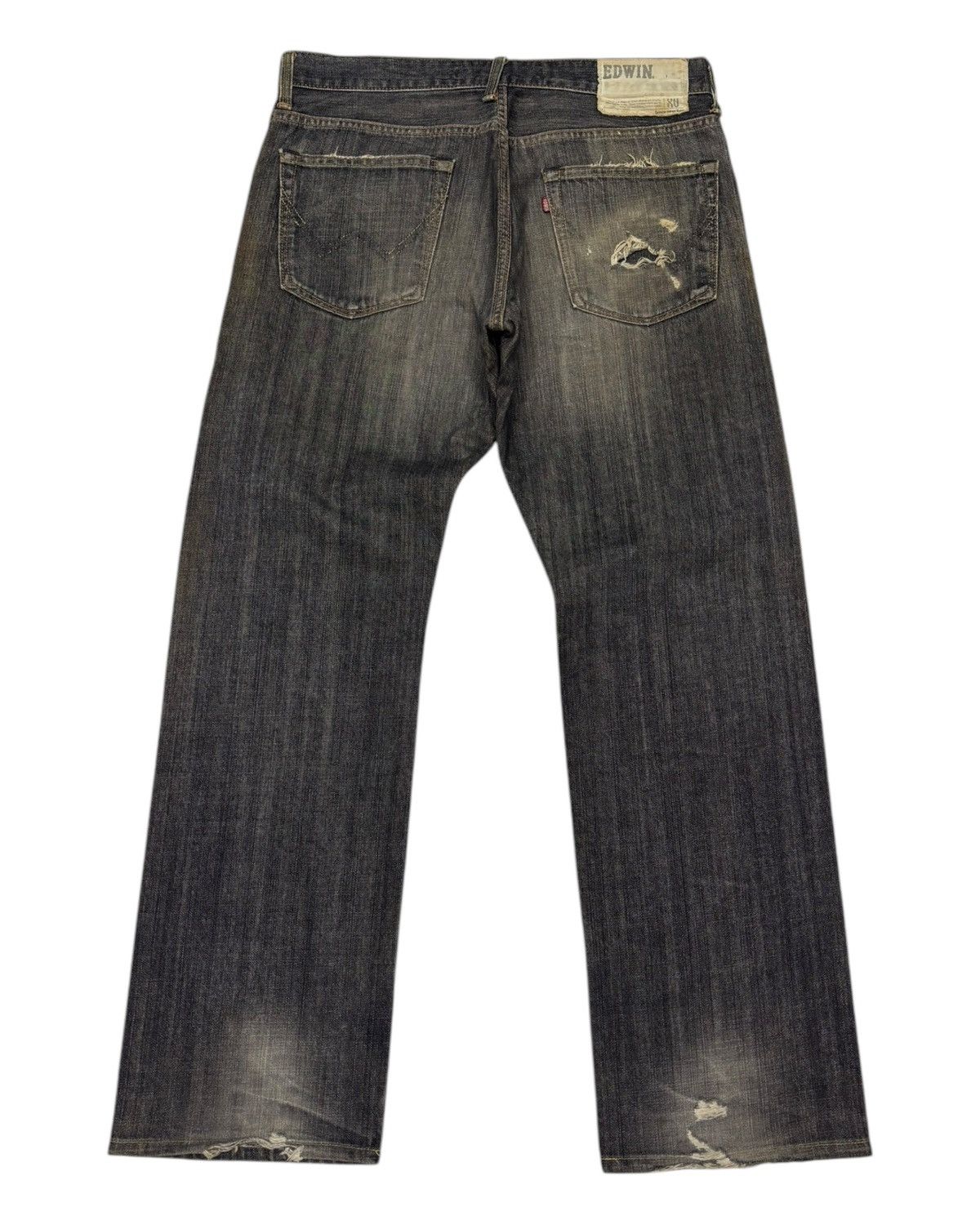 Edwin BAGGY EDWIN XU EXCLUSIVE VINTAGE MODEL RUSTY MUD WASH JEANS Size US 34 / EU 50 - 8 Thumbnail
