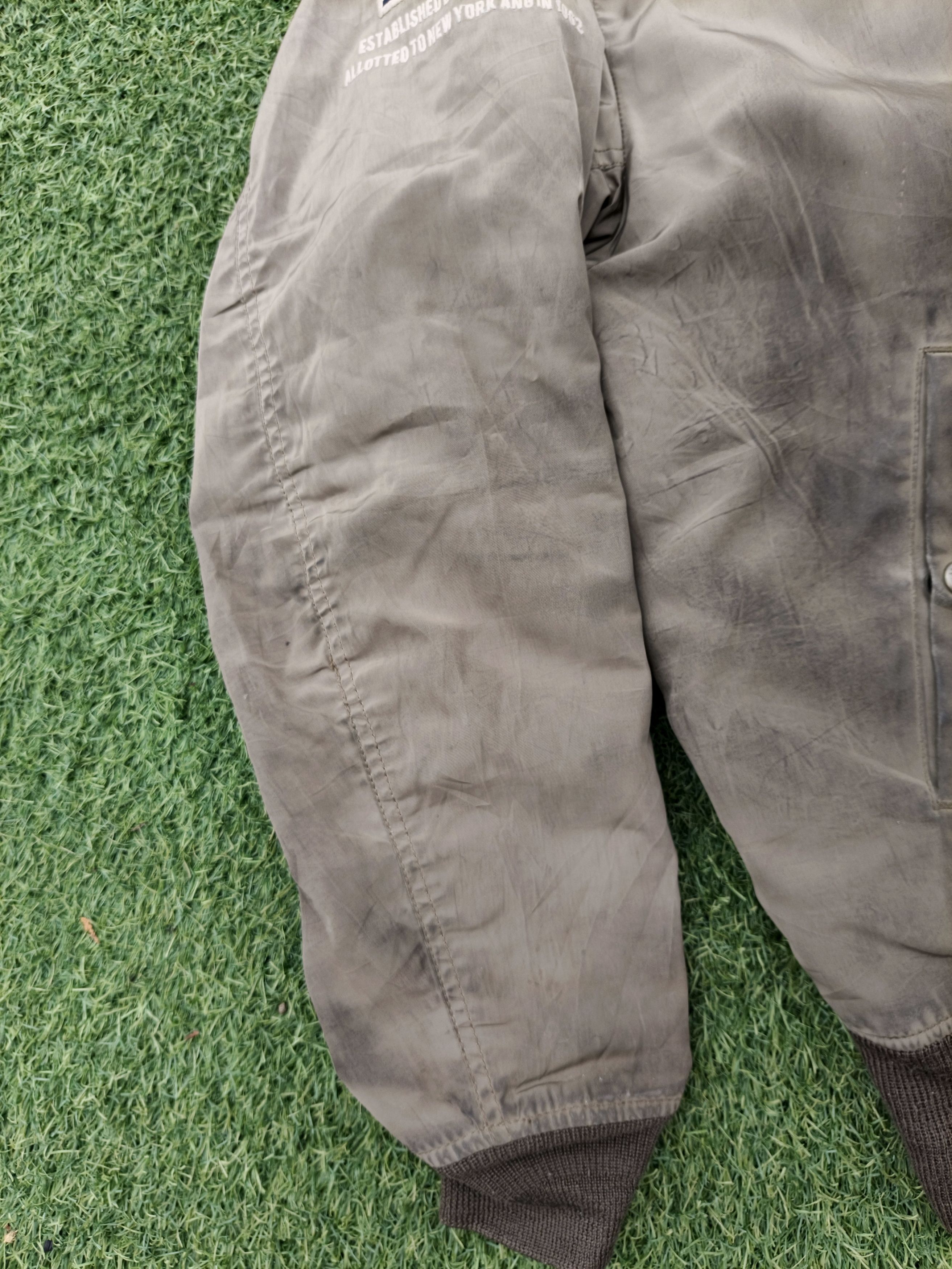 Avirex Avirex NYANG US Air Force Distressed Bomber Jacket Size US XXL / EU 58 / 5 - 5 Thumbnail