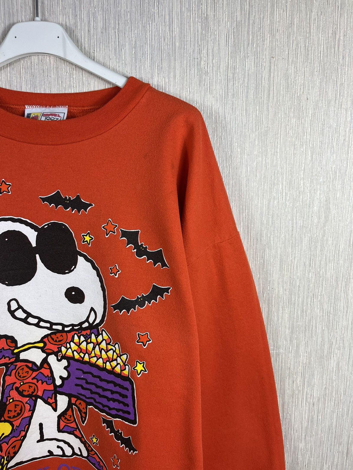 Peanuts × Vintage Vintage 80s Peanuts Joe trick or treat sweatshirt Halloween Size US M / EU 48-50 / 2 - 3 Thumbnail