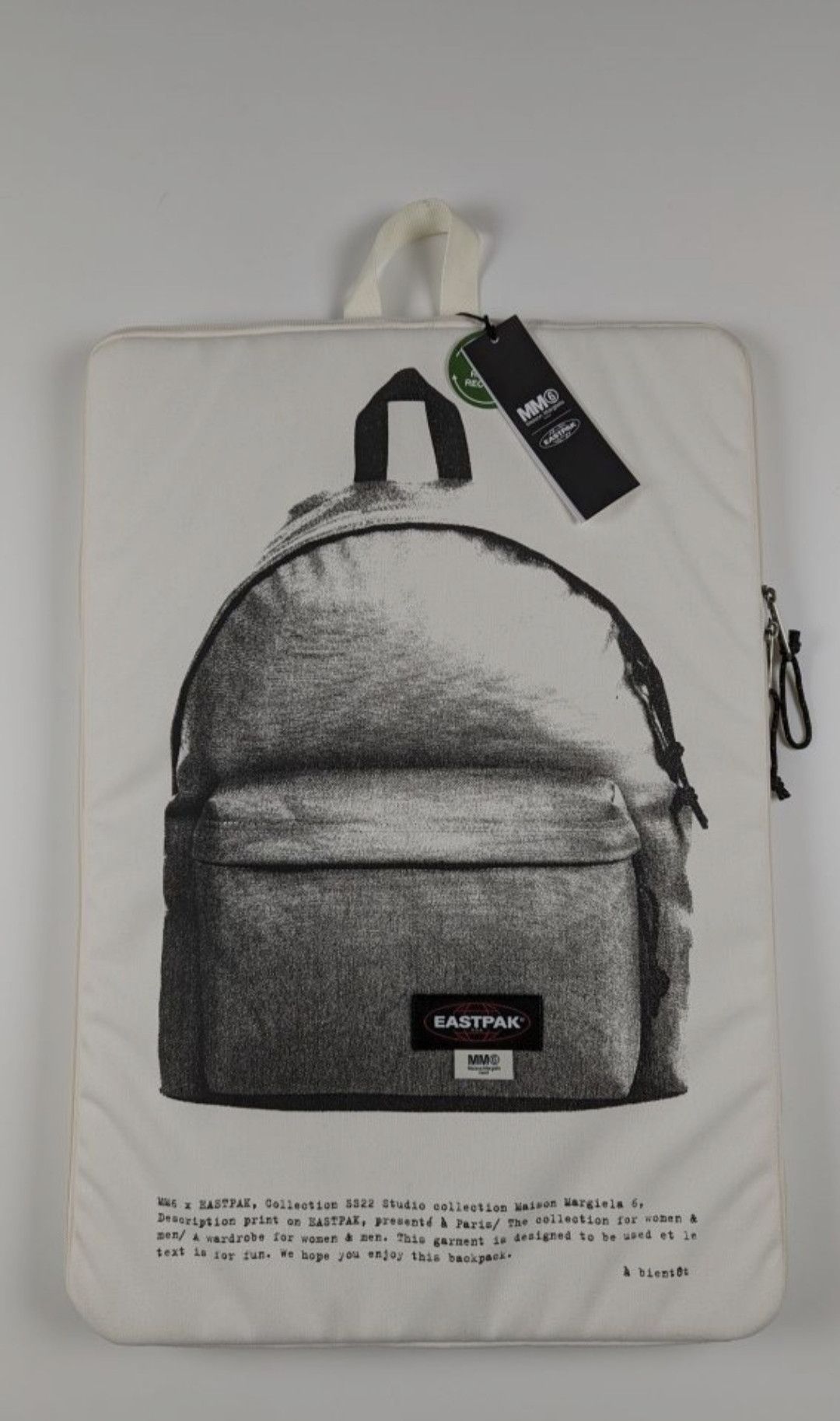 Maison Margiela Maison Margiela Off-White Eastpak Oversize Poster Backpack Size ONE SIZE - 4 Thumbnail