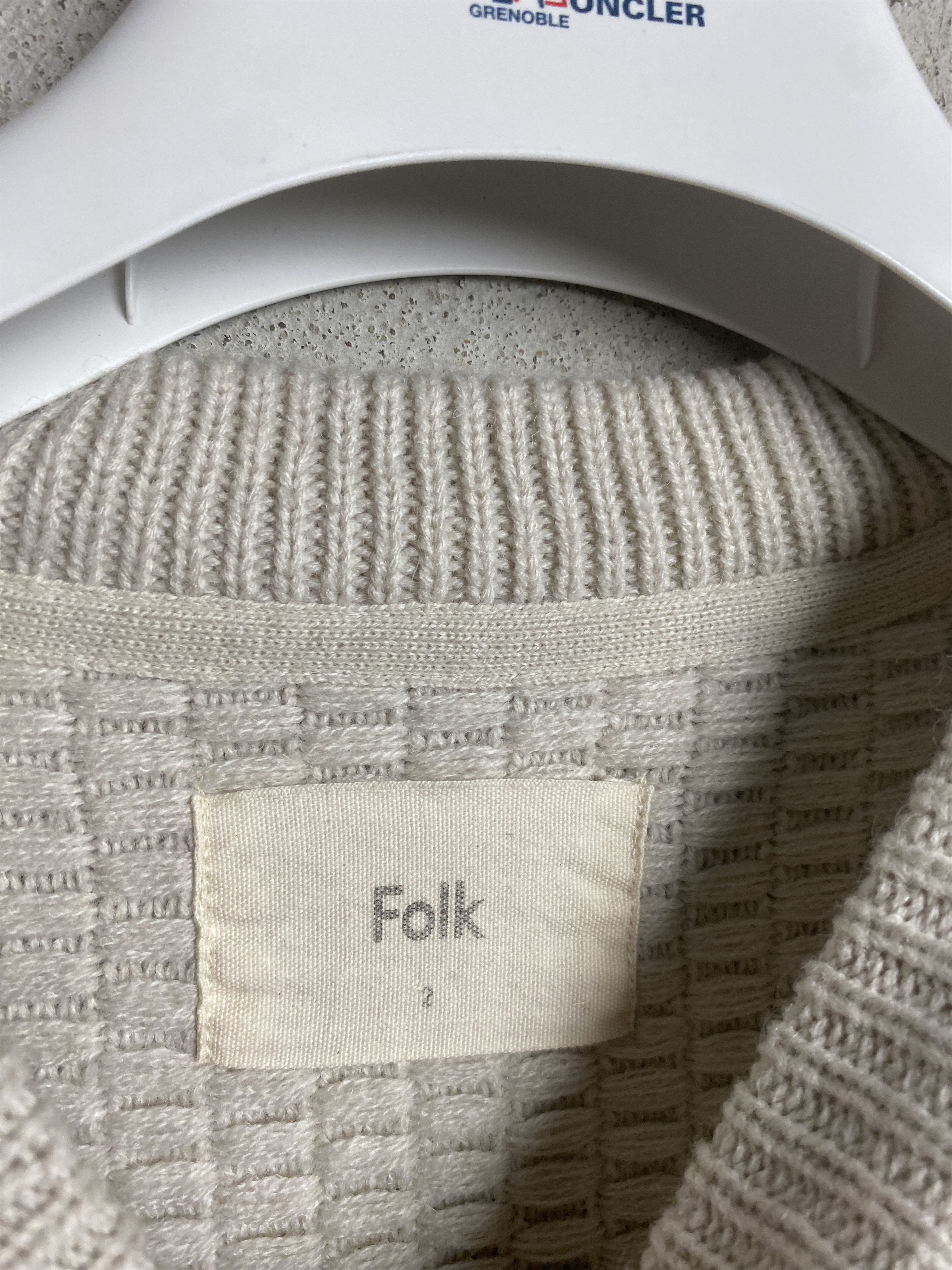 Folk Folk acrylic wool casual sweater knitwear Size US M / EU 48-50 / 2 - 3 Thumbnail