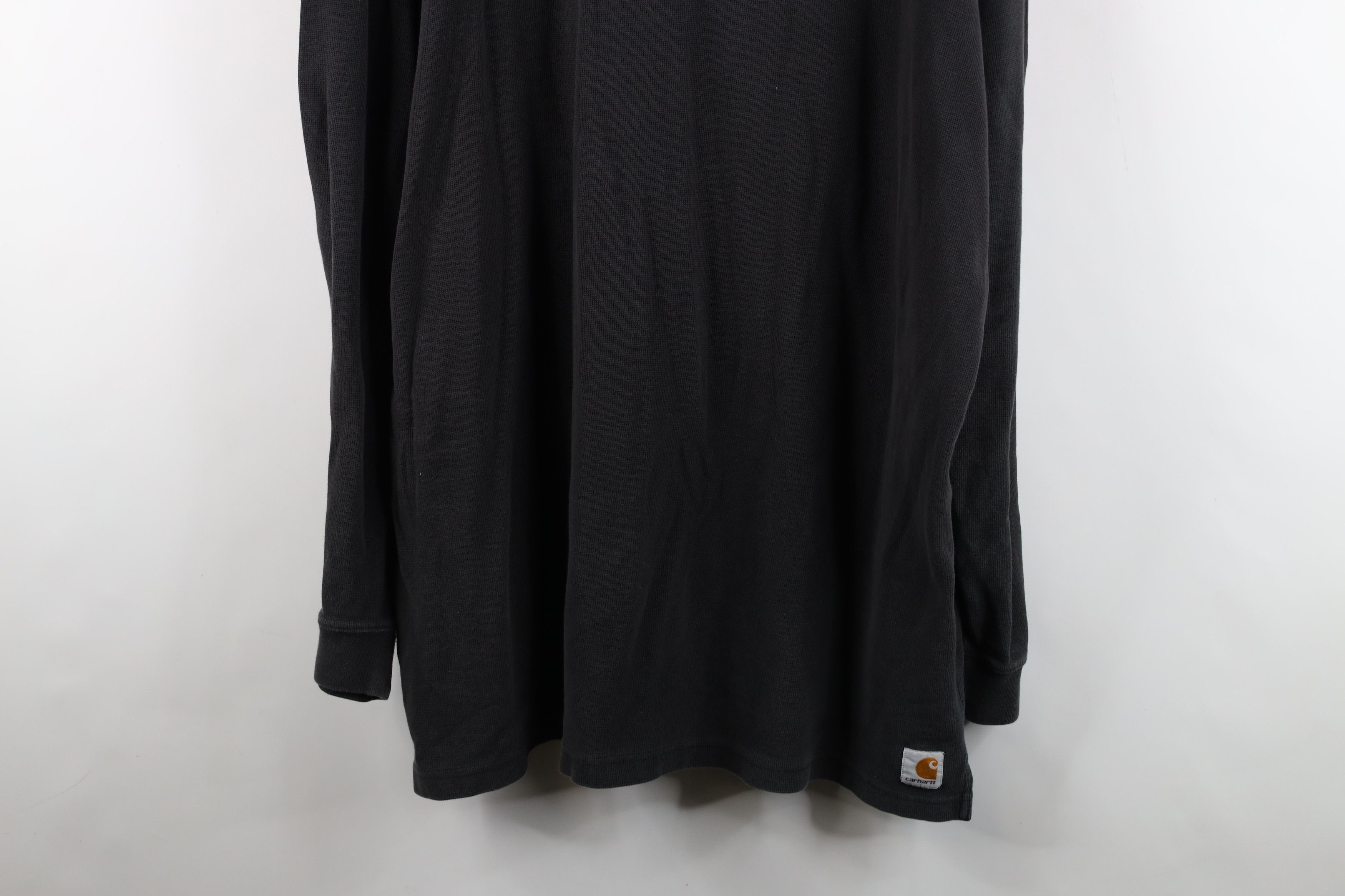 Carhartt Vintage Carhartt Thermal Waffle Knit Long Sleeve T-Shirt Size US XXL / EU 58 / 5 - 3 Thumbnail