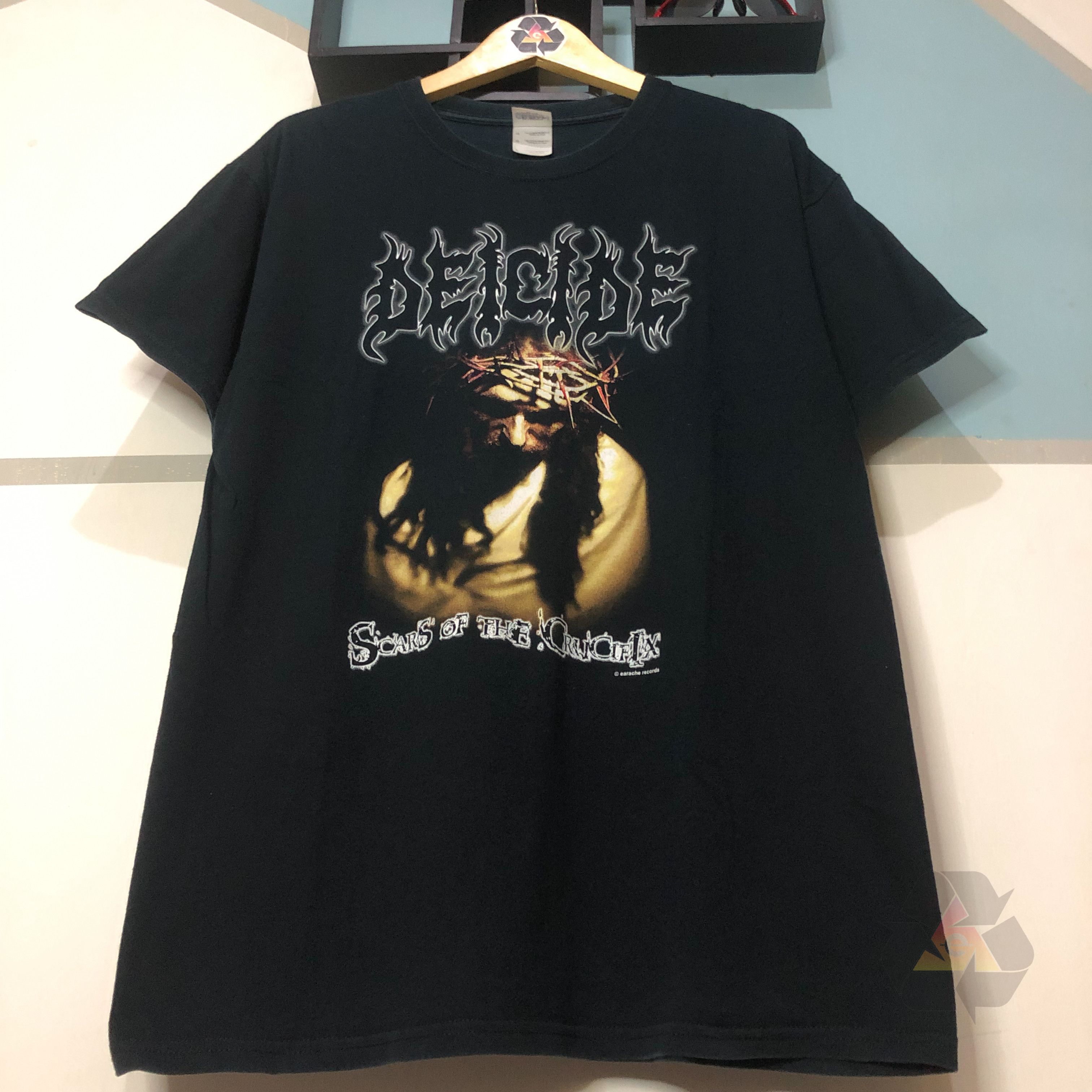 Band Tees × Vintage Vintage Deicide Scars Of The Crucifix T-Shirt Size US L / EU 52-54 / 3 - 4 Thumbnail