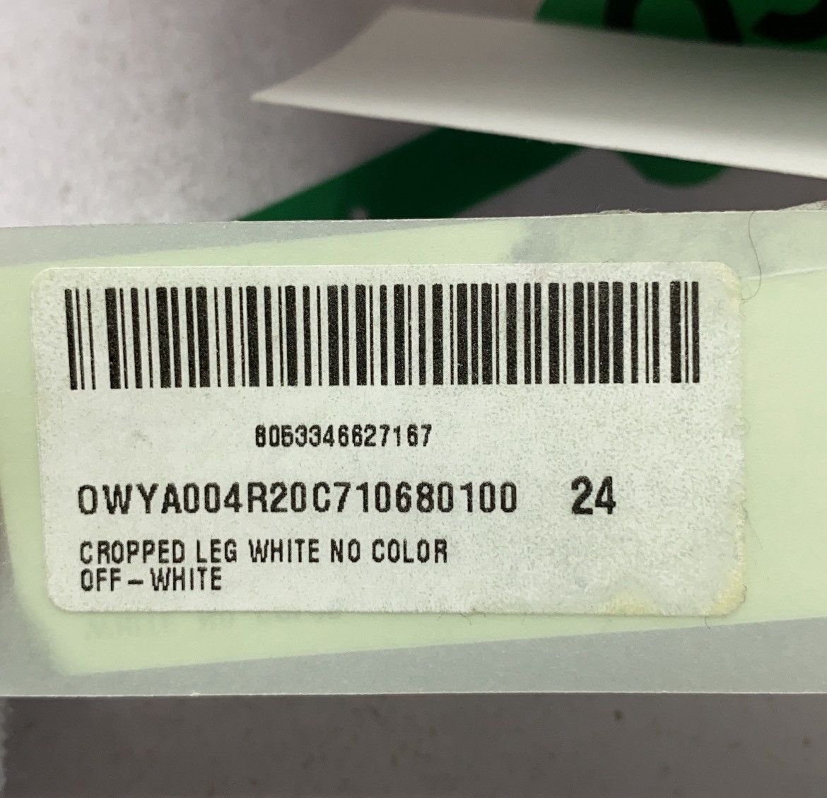 Off-White Off-White Contrast Hem Mid-Rise Jeans Size 24" / US 00 / IT 34 - 4 Thumbnail
