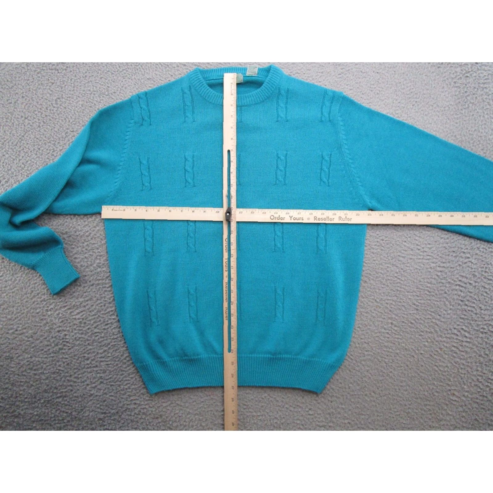 Vintage VINTAGE Pebble Ridge Golf Cable Knit Pullover Blue Sweater Men L Read Size US L / EU 52-54 / 3 - 5 Thumbnail