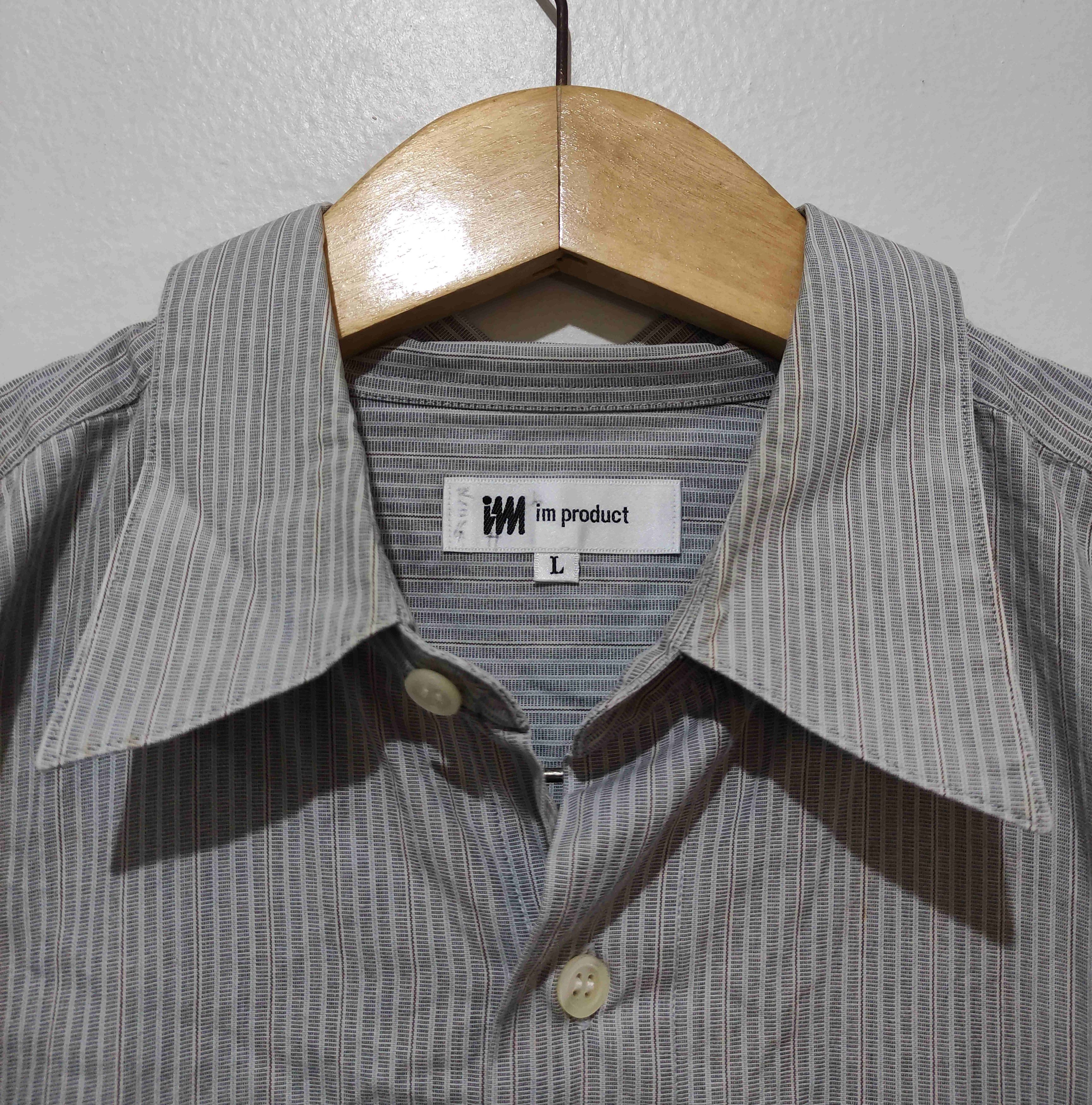 ISSEY MIYAKE IM PRODUCT BUTTON UP STRIPE