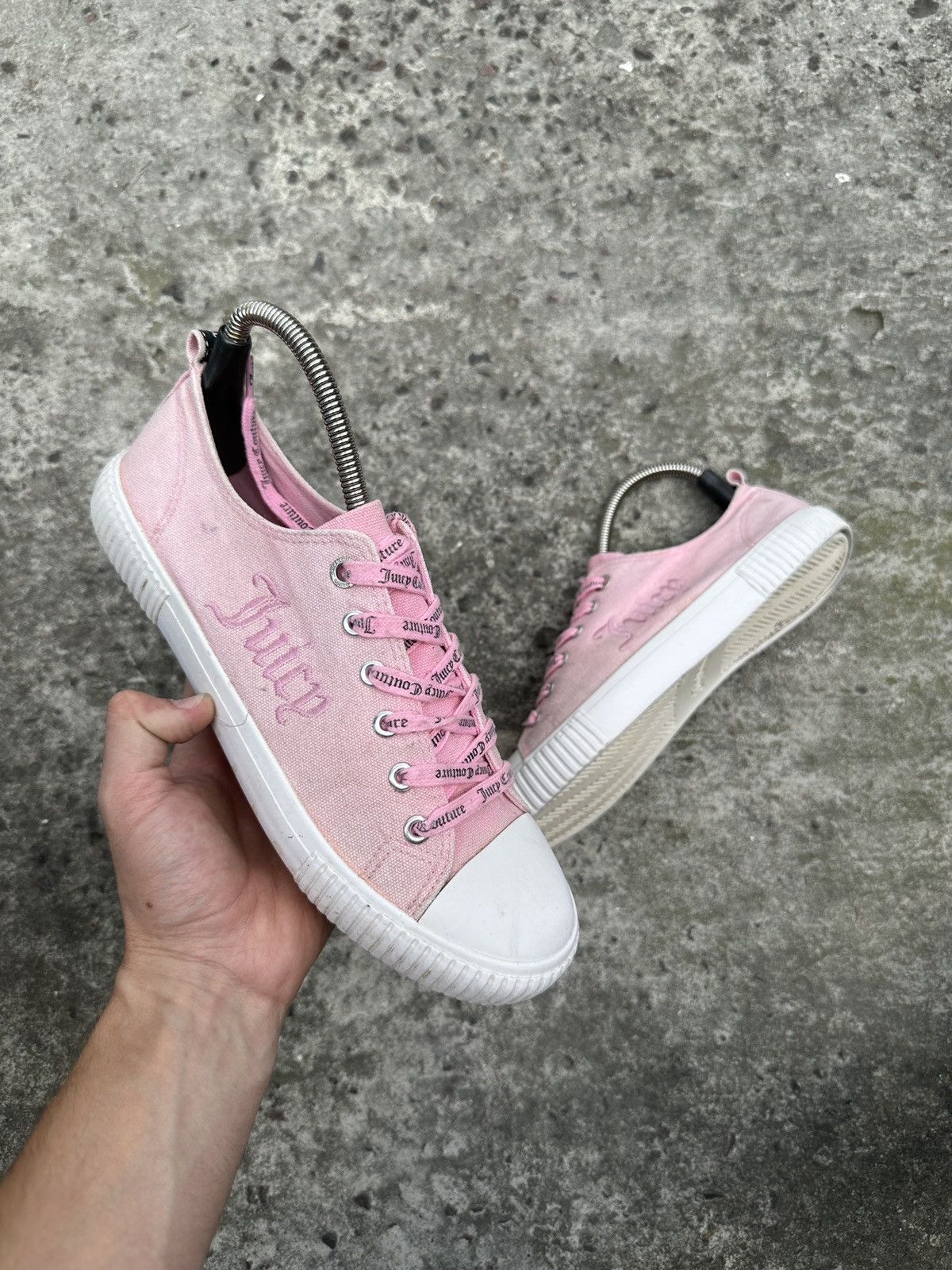 Y2K juicy Couture Sneakers Low Streetwear avant garde Shoes