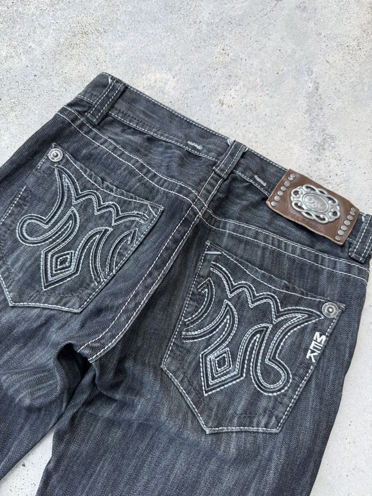 Mek Denim 2000s MEK Denim y2k Baggy Jeans jnco style Size US 32 / EU 48 - 5 Thumbnail