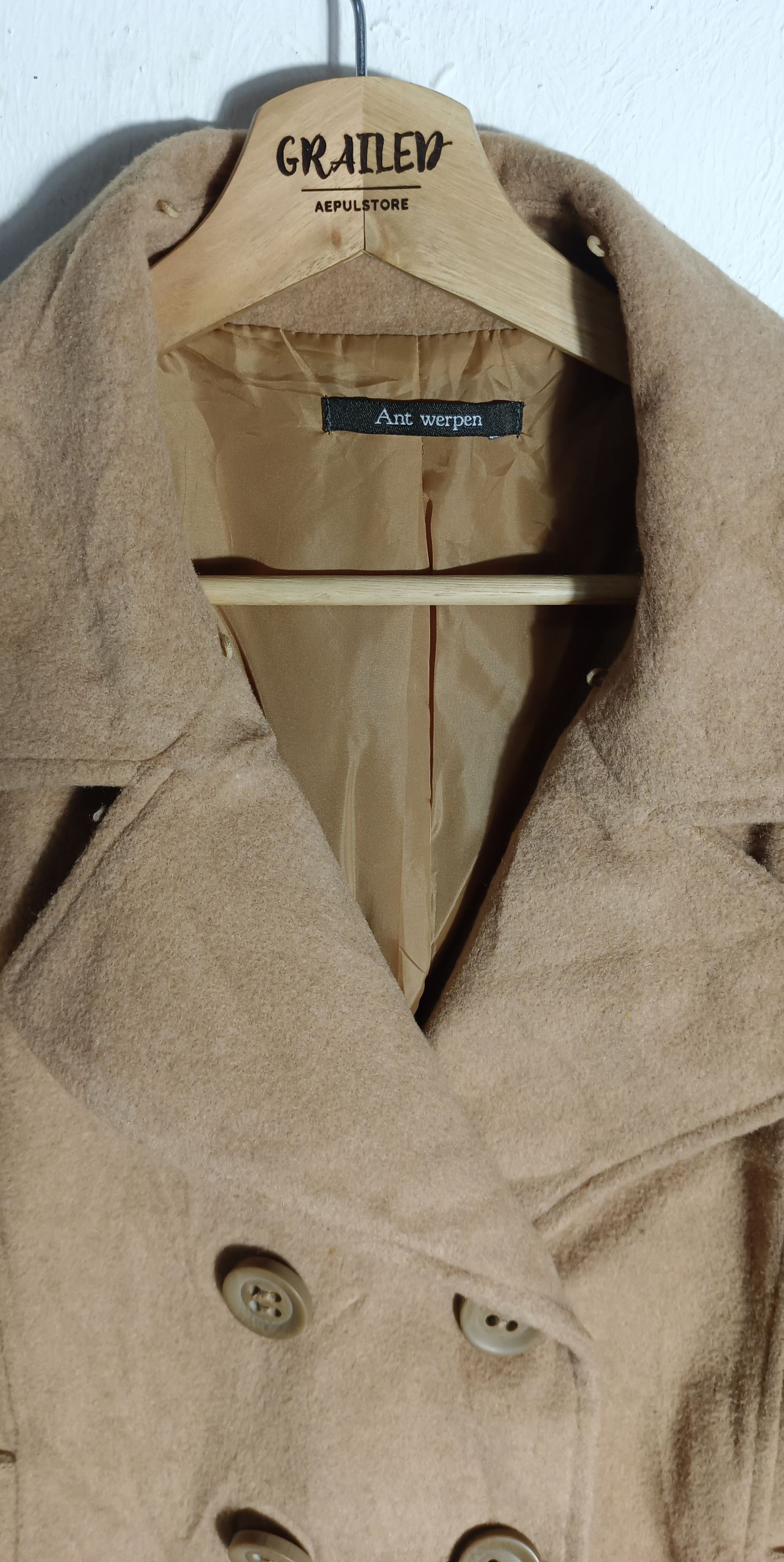Designer × Japanese Brand Vintage 🔥 Ant Werpen Coat Winter Season Size XL / US 12-14 / IT 48-50 - 6 Thumbnail