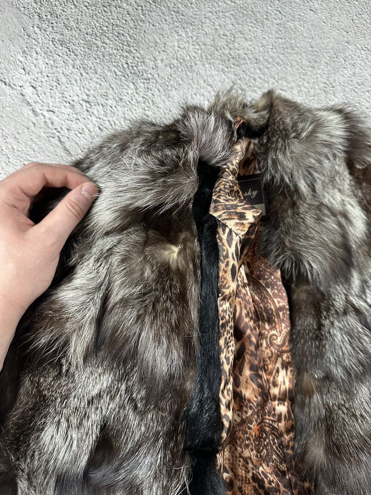 Other Vintage Fur Fuzzy Faux Jacket Japan Gothic Opium Y2K Coat Size M / US 6-8 / IT 42-44 - 9 Thumbnail