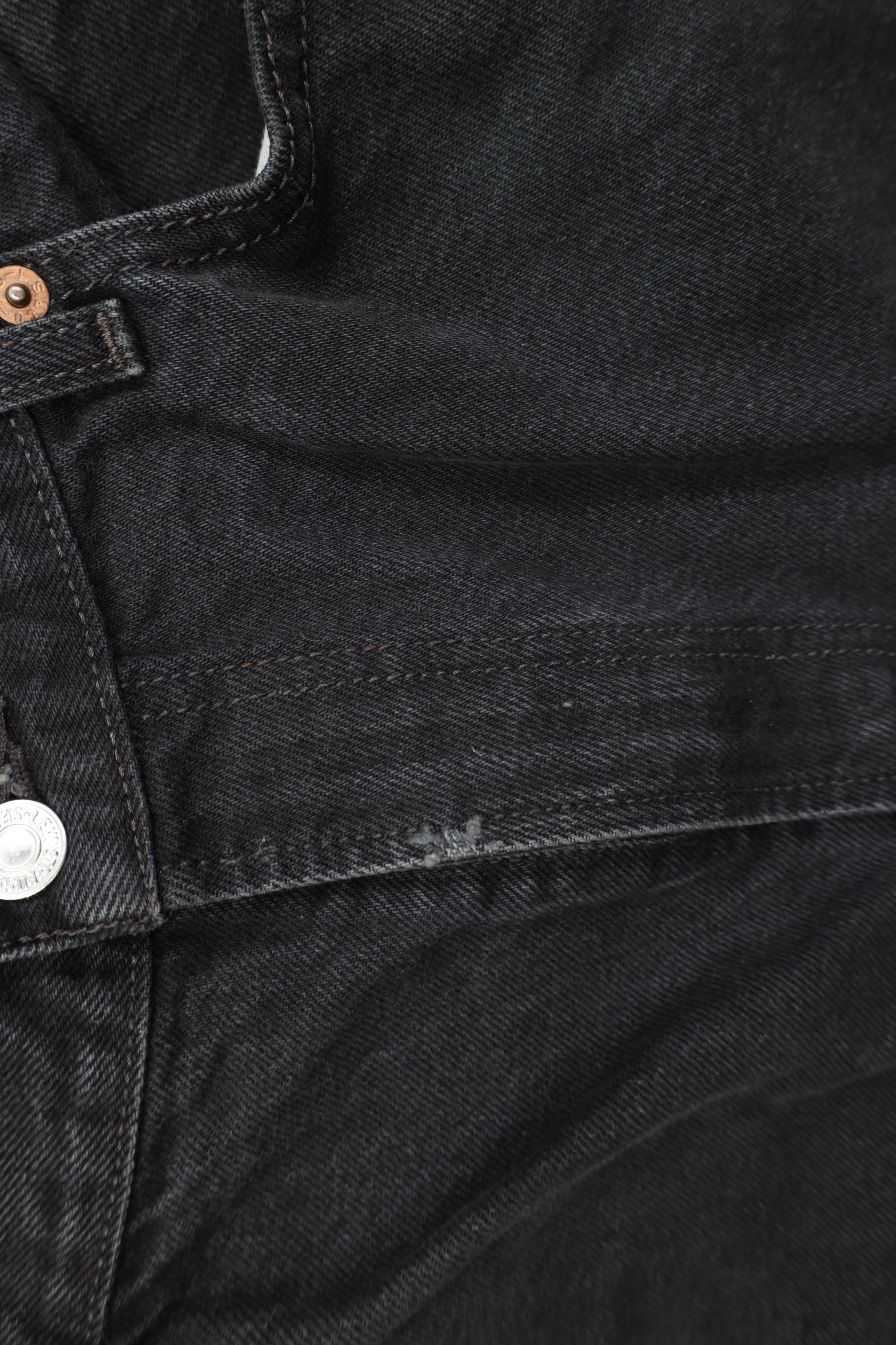 Levi's Vintage Y2K Levis 550 Relaxed Fit Denim Jeans Black Cotton Size US 38 / EU 54 - 6 Thumbnail