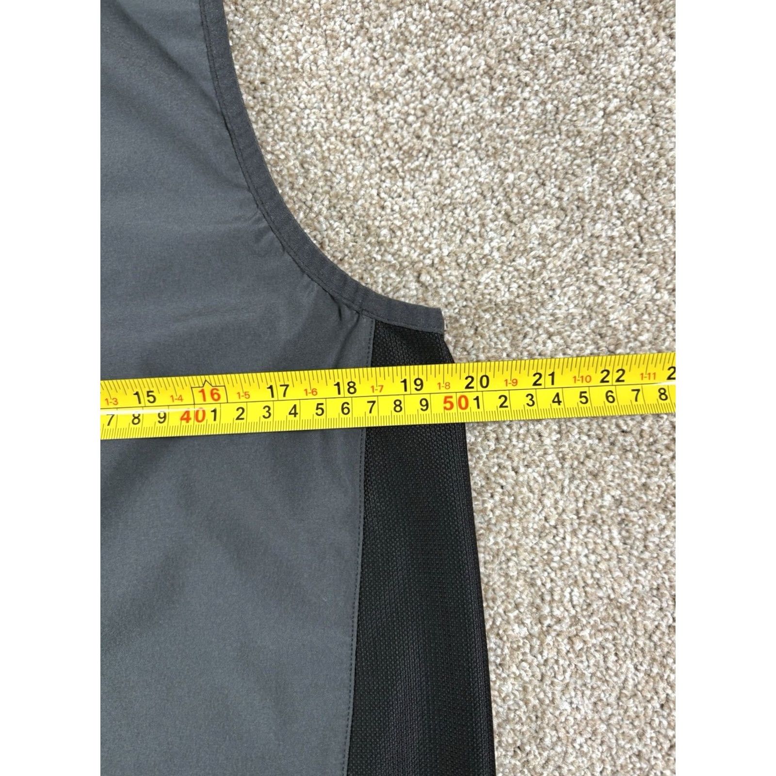Skin Second Skin Training Vest Athletic Wear Black Full Zip Front Running Gym Medium Unisex Adults Vest Sleeveless Nylon Powder Black Size M / US 6-8 / IT 42-44 - 7 Thumbnail