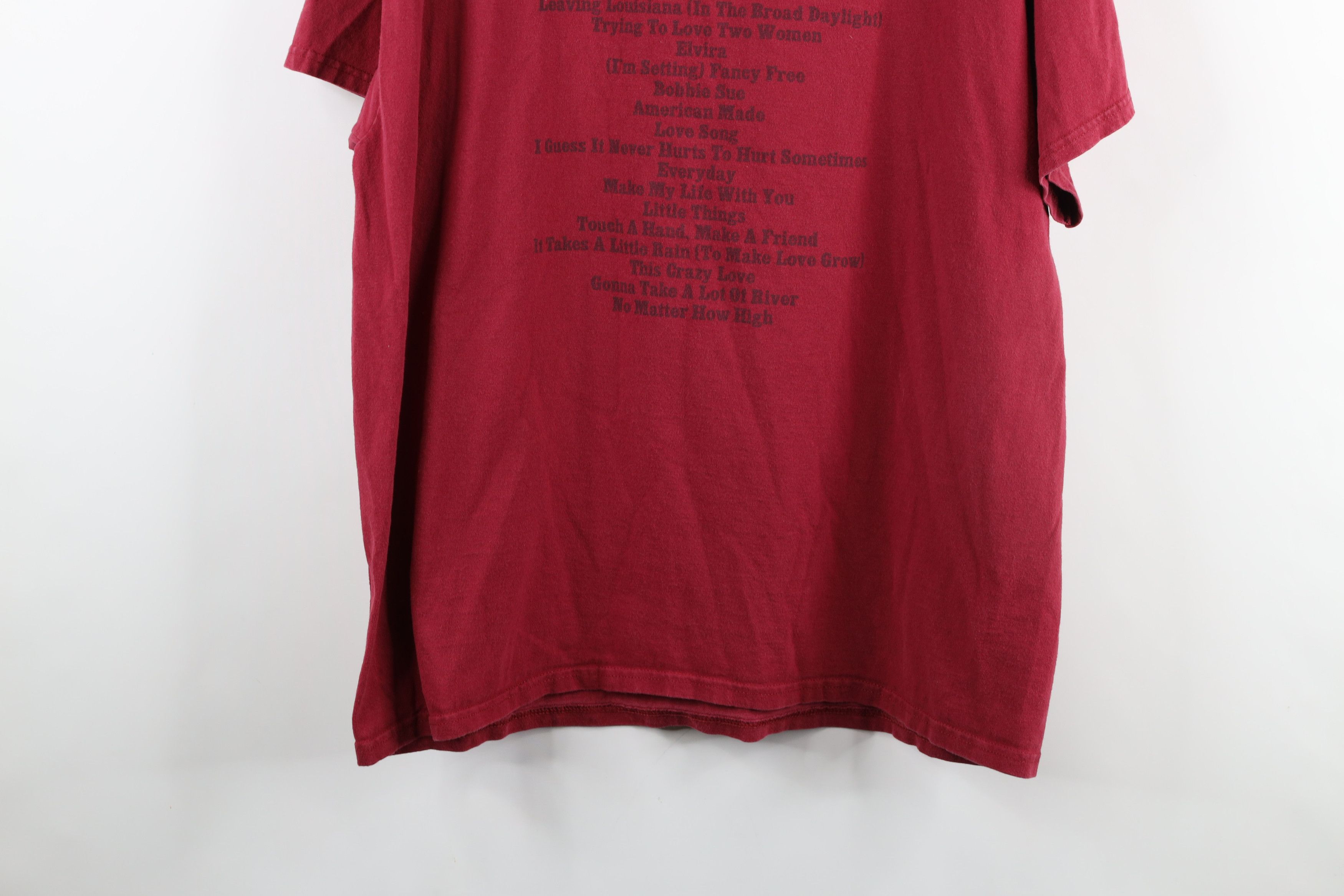 Vintage Vintage Y2K One Hits The Oak Ridge Boys Band T-Shirt Red Size US XL / EU 56 / 4 - 13 Thumbnail