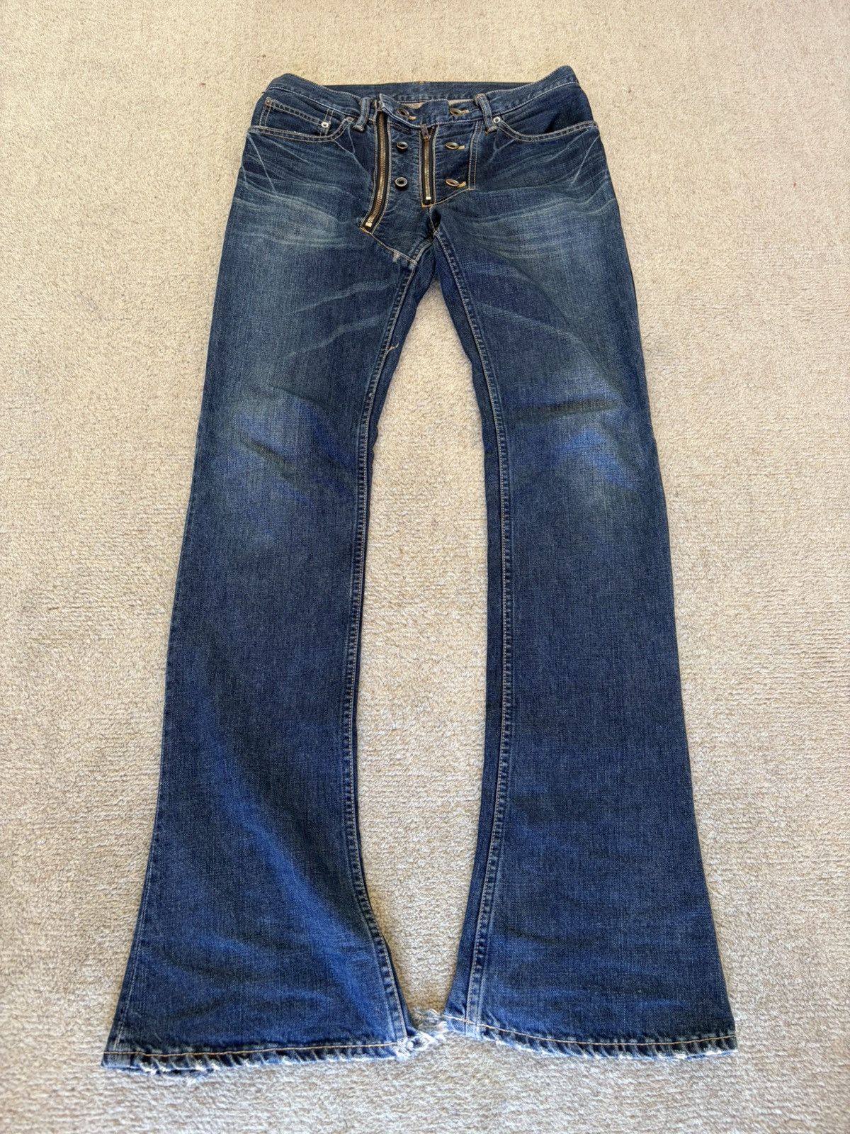 Le Grande Bleu (L.G.B.) LGB SKULL WOLF PATCH DENIM | Grailed