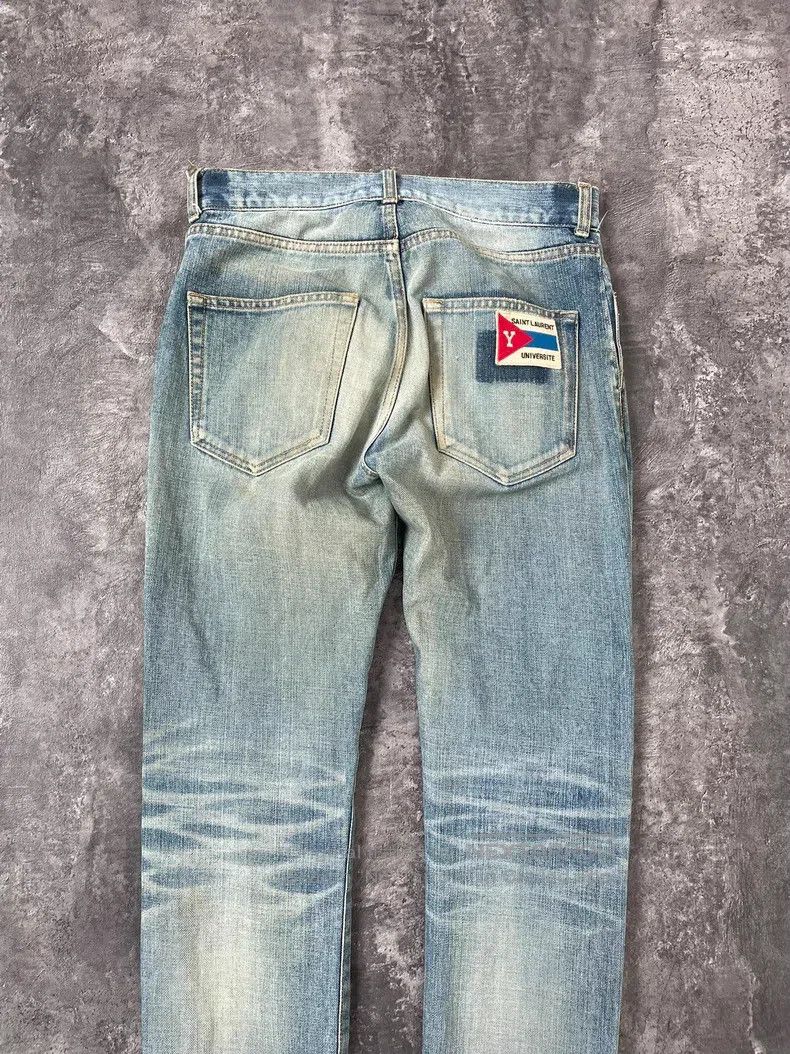 Saint Laurent Paris Saint Laurent Paris Light blue water-washed destroyed back Size US 28 / EU 44 - 8 Thumbnail