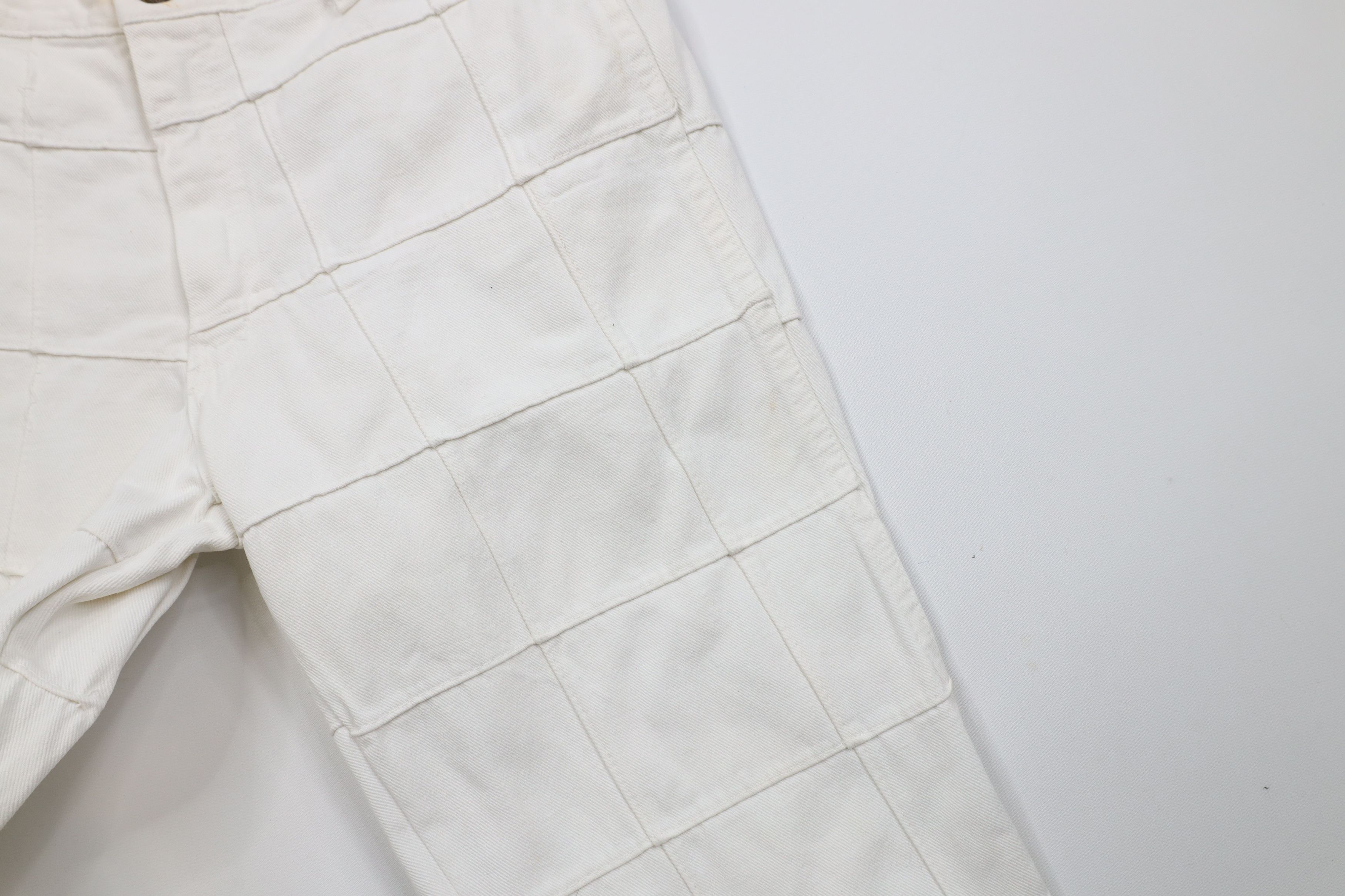 Vintage Vintage 70s Streetwear Patchwork Bell Bottoms Jeans White Size US 30 / EU 46 - 8 Thumbnail