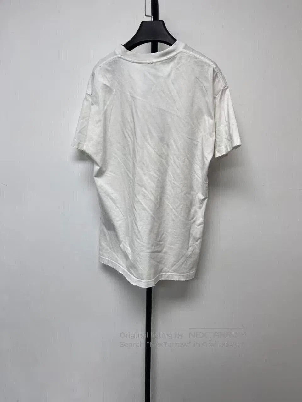 Balenciaga balenciaga white logo print casual t. Size S / US 4 / IT 40 - 2 Thumbnail