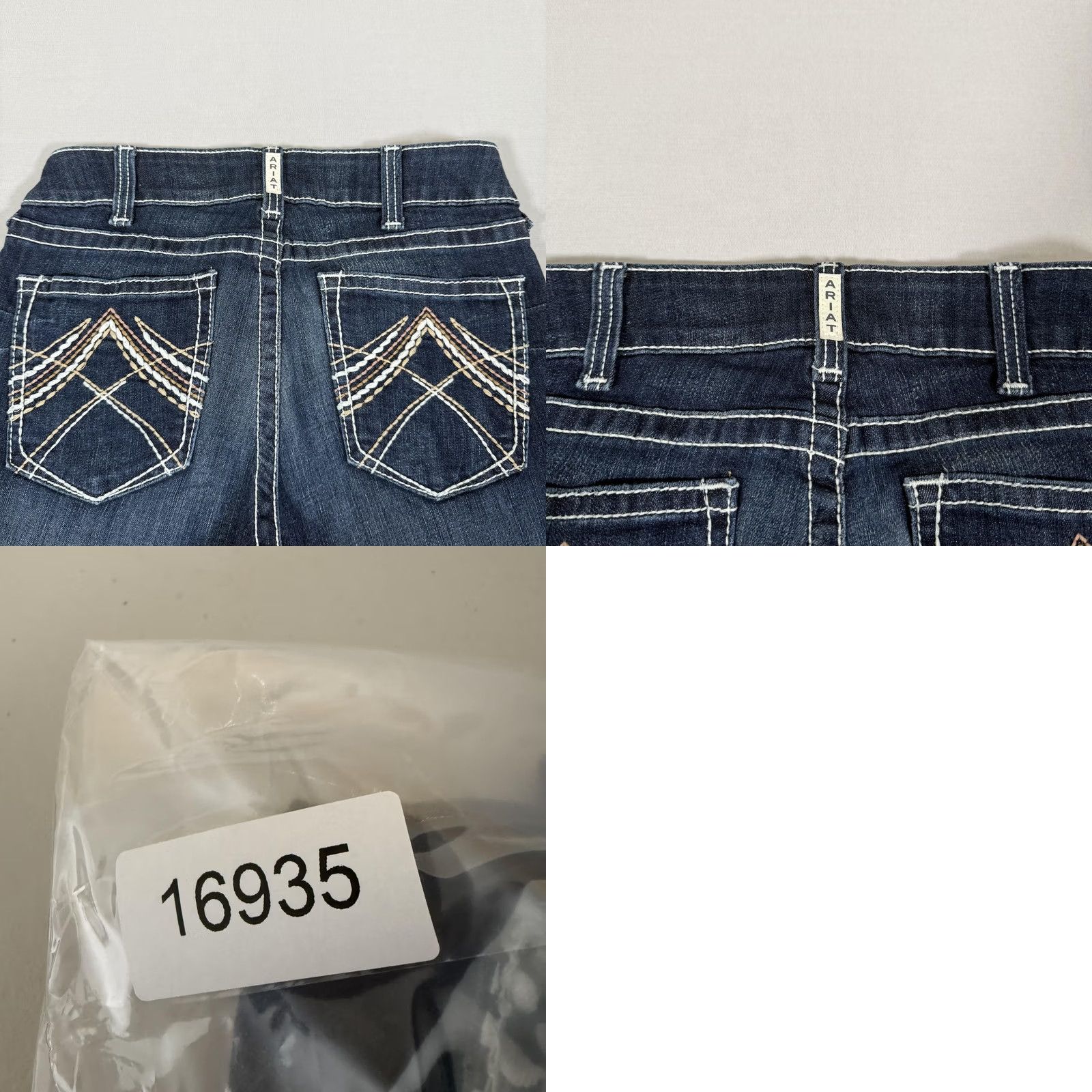 Ariat Ariat Jeans Womens 30 Blue Low Rise Bootcut Stretch Denim Pants Western Cowgirl Size 30" / US 8 / IT 44 - 10 Thumbnail