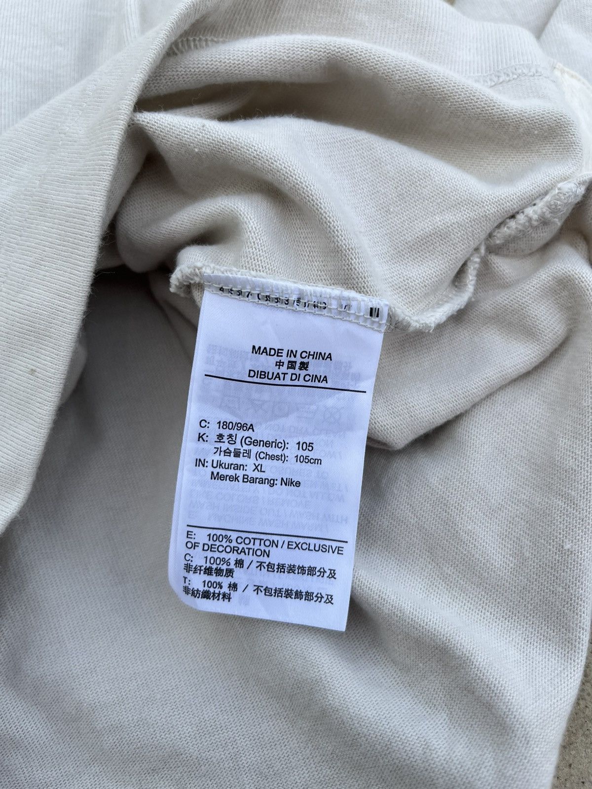 Japanese Brand × Nike ⚡️Nike central swoosh logo long sleeve shirts Size US XL / EU 56 / 4 - 6 Thumbnail