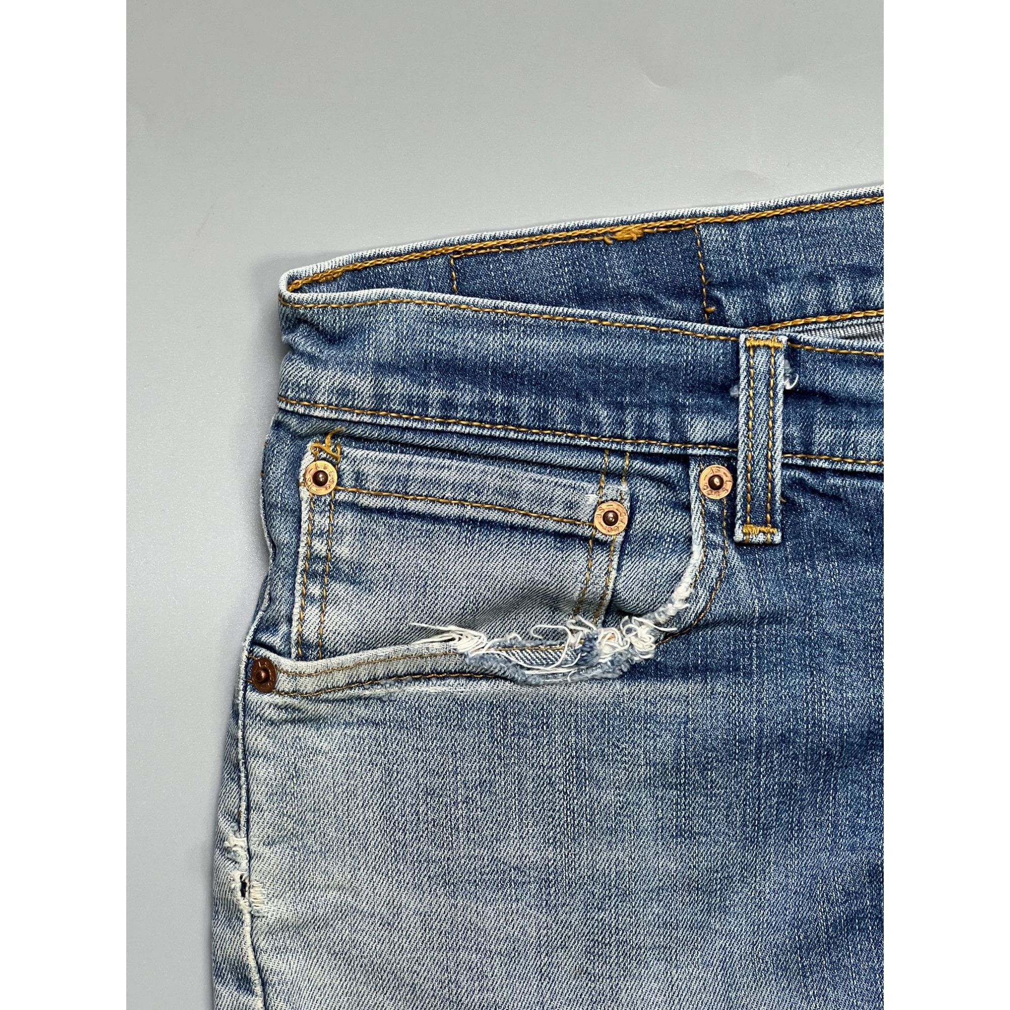 Levi's Levi’s 751 Distressed Denim Jeans Pants (Y1054) Size US 34 / EU 50 - 5 Thumbnail
