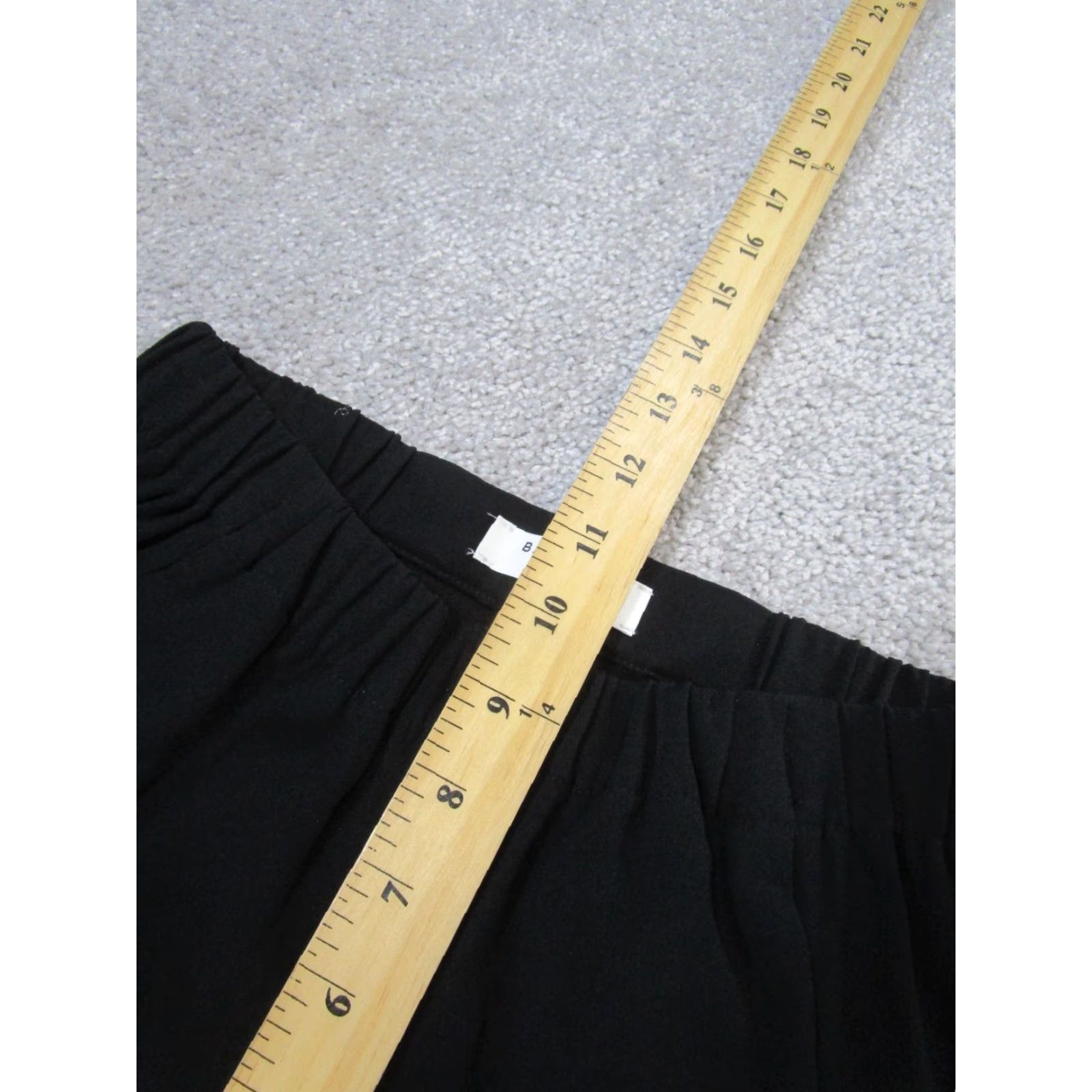 Vintage Babaton Joggers Womens XXS Black Crepe Size 24" / US 00 / IT 34 - 6 Thumbnail