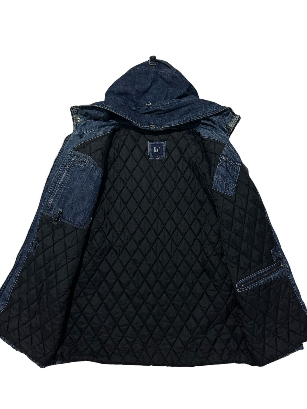 Gap GAP 2003s Denim N-3B Jacket Size US L / EU 52-54 / 3 - 9 Thumbnail