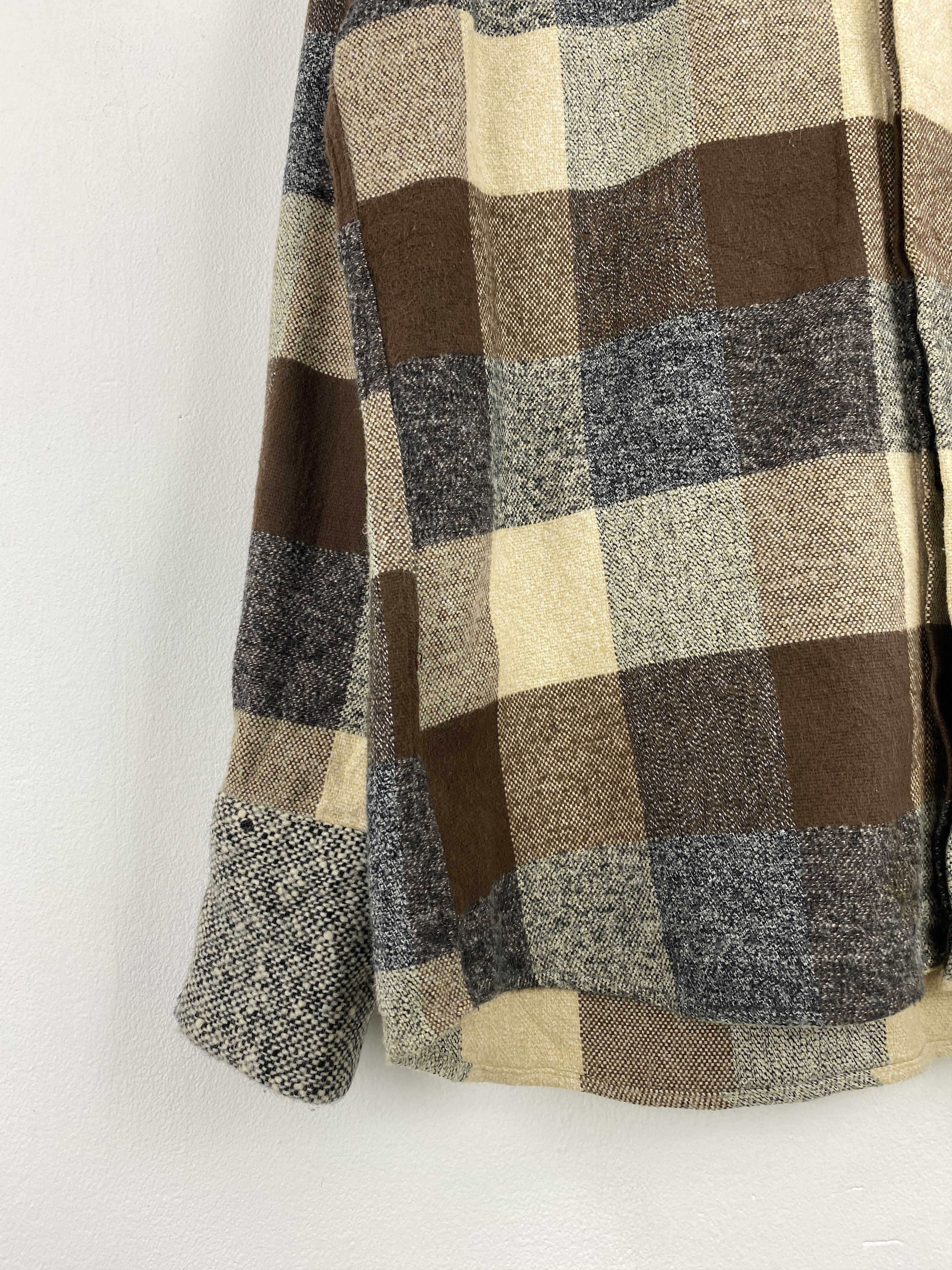 Japanese Brand Vintage C'era Una Volta Button Ups Plaid Fleece Shirt JA0134 Size US L / EU 52-54 / 3 - 7 Thumbnail