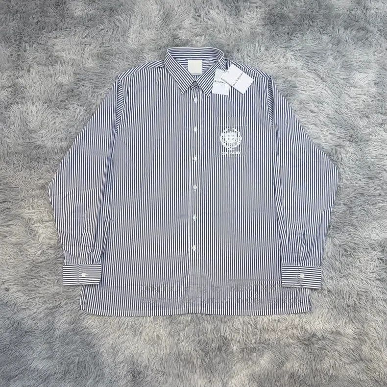 Givenchy Givenchy Plaid Embroidery Logo Shirt Size US XL / EU 56 / 4 - 1 Thumbnail