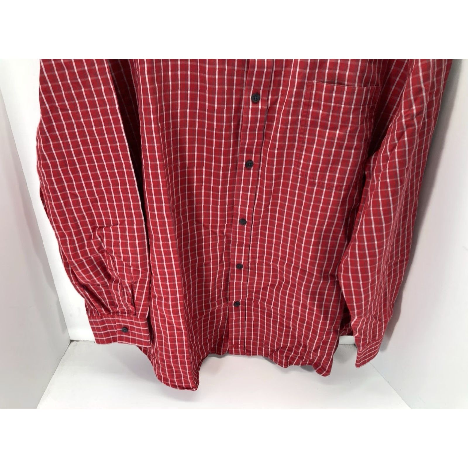 Cody James Cody James Western Shirt Men XL Red Check Long Sleeve Button Cotton Rodeo Shirt Size US XL / EU 56 / 4 - 3 Thumbnail
