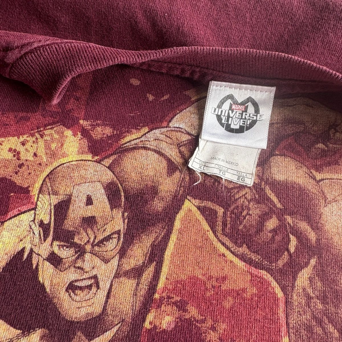 Marvel Comics Marvel Game Tee - Universe Live! Size US XL / EU 56 / 4 - 5 Thumbnail