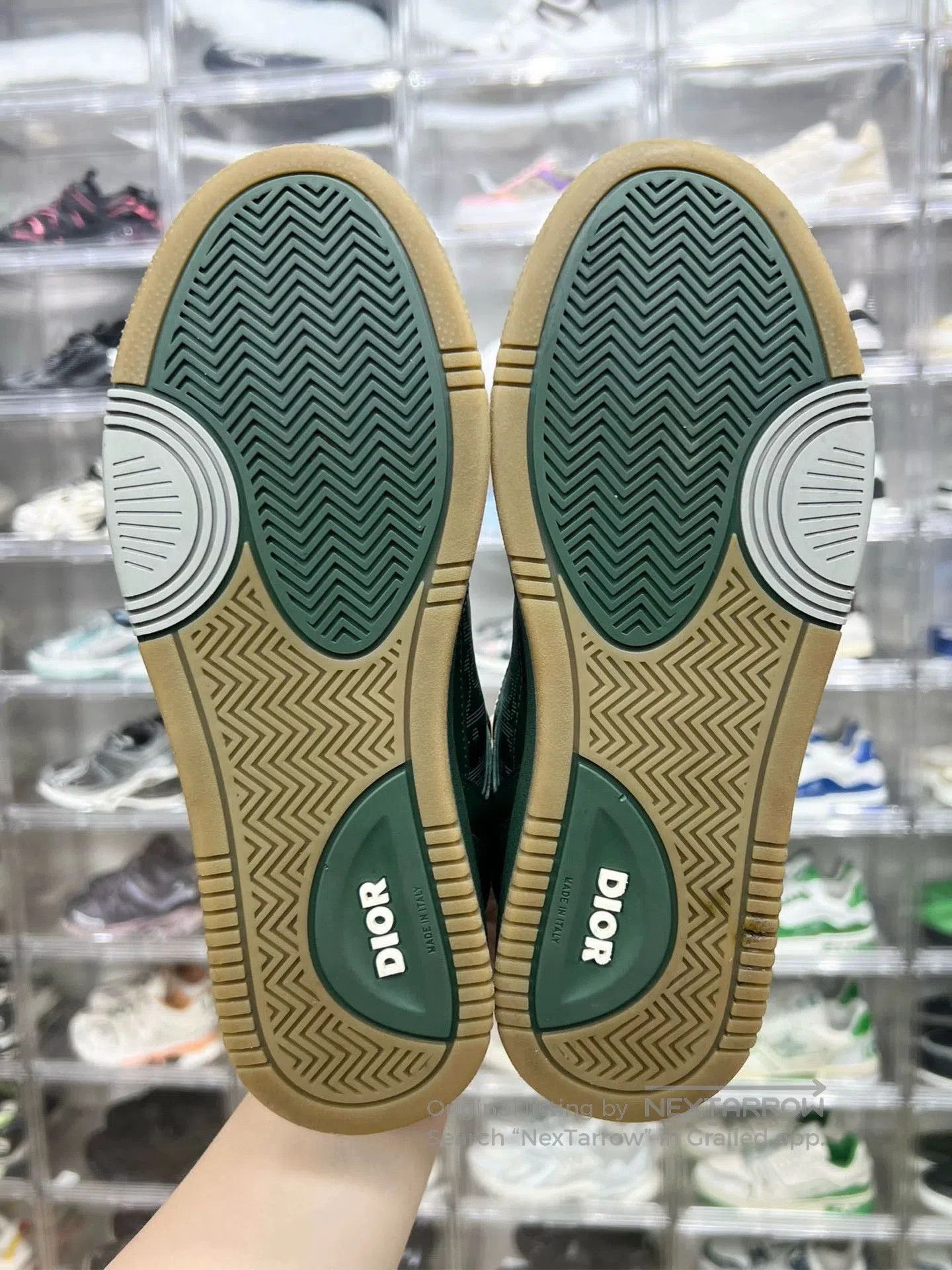 Dior dior b27 green low. Size US 7 / EU 40 - 8 Thumbnail