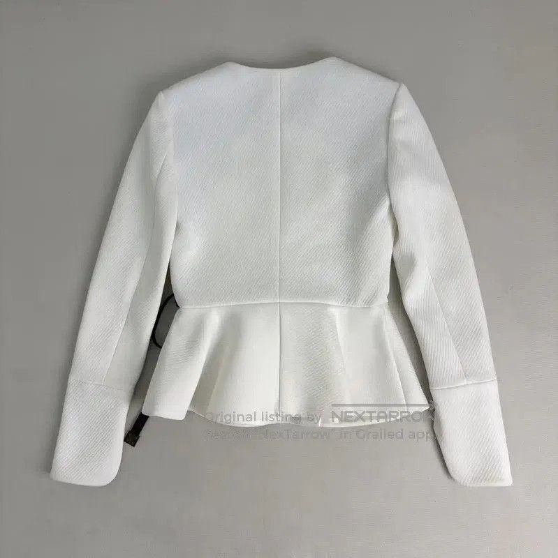 Louis Vuitton Louis Vuitton White Cotton Women's Jacket . Size S / US 4 / IT 40 - 2 Thumbnail