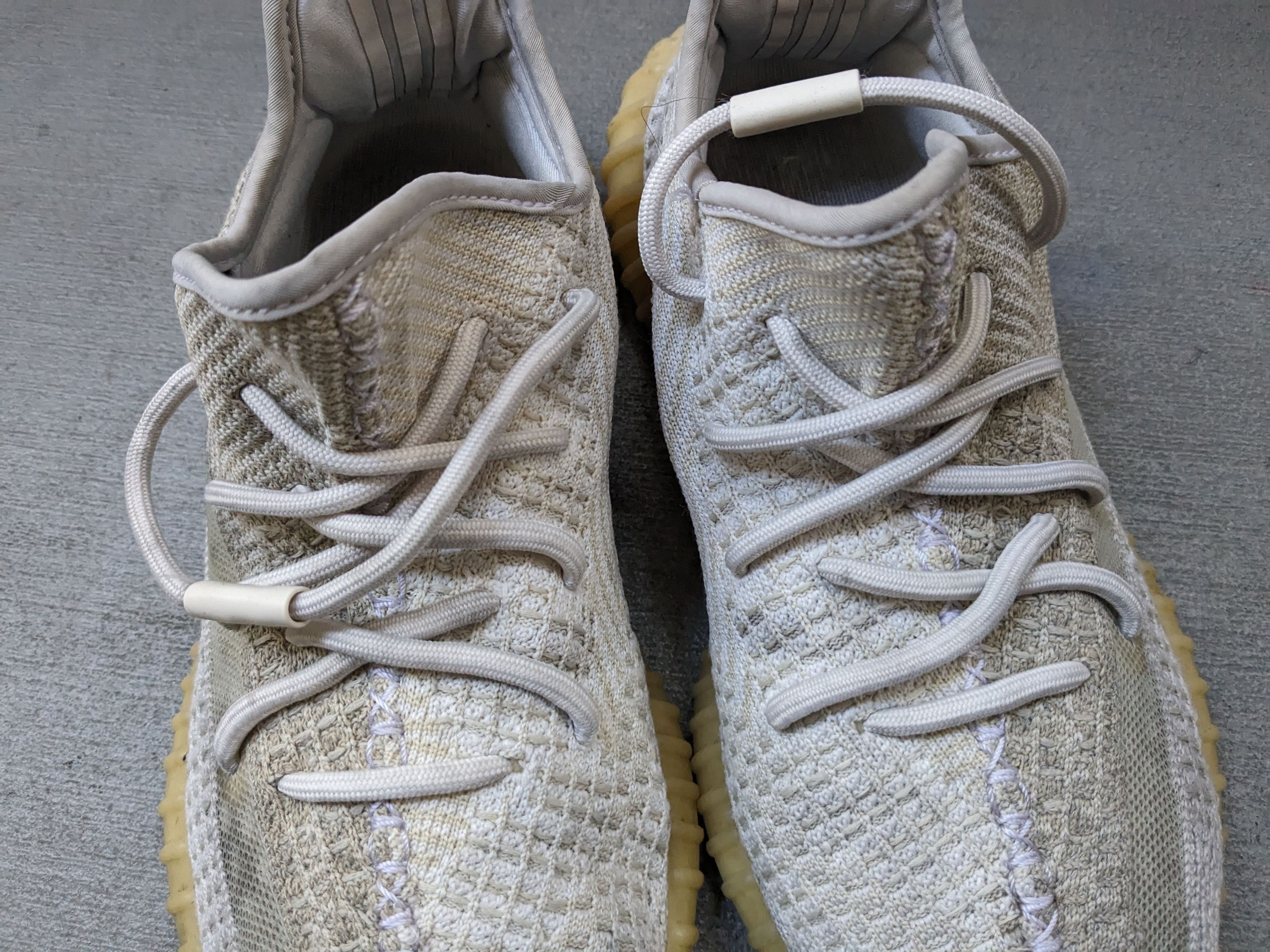 Adidas × Kanye West adidas Yeezy Boost 350 V2 Natural 9.5 FZ5246 Gray Kanye West Size US 9.5 / EU 42-43 - 4 Thumbnail