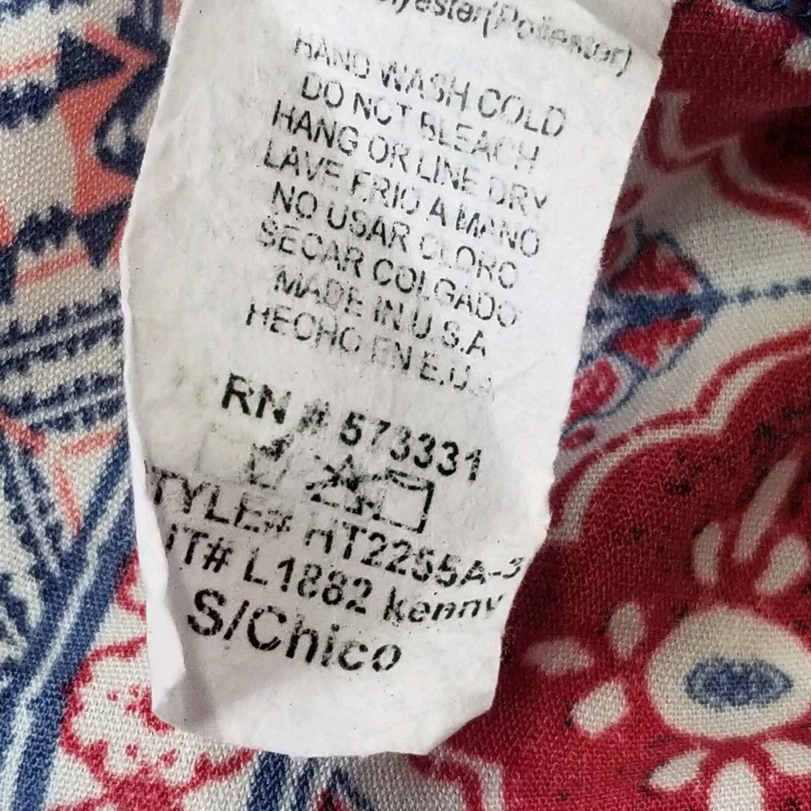 Designer Magnolia South Top Size Small Dolman 3/4 Sleeves Geometric Size S / US 4 / IT 40 - 5 Thumbnail
