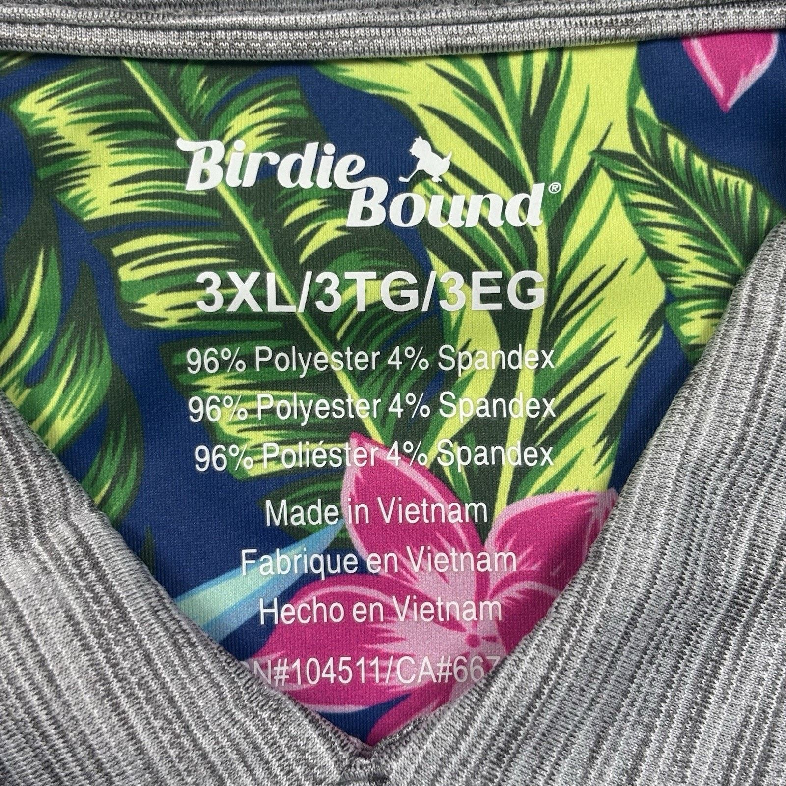 Other Birdie Bound Polo Shirt Mens 3XL Grey Performance Stretch Size US XXL / EU 58 / 5 - 3 Thumbnail