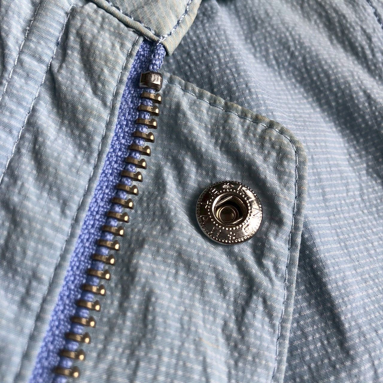 Givenchy Givenchy Light Blue Zip Jacket Archive Piece Size US L / EU 52-54 / 3 - 7 Thumbnail