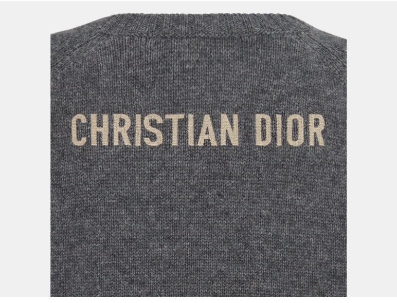 Dior o1w1db10425 144S76AM Sweater in Grey Size M / US 6-8 / IT 42-44 - 3 Thumbnail