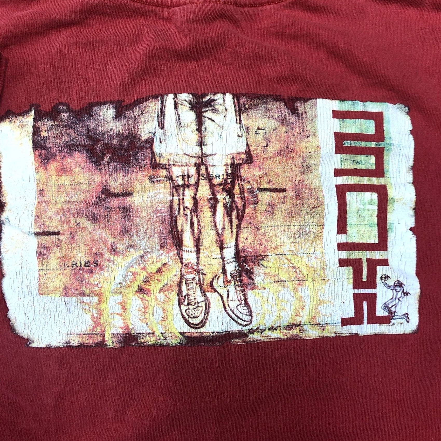 Nike VINTAGE Nike Proto Max Edition No. 1 T-Shirt Mens L Red Double-Sided Crew Neck Short Sleeve USA 90s Sports Shirt Size US L / EU 52-54 / 3 - 3 Thumbnail