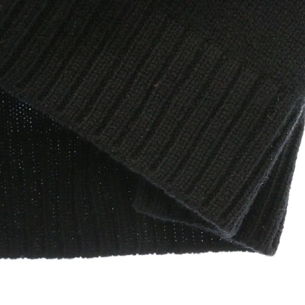 Yohji Yamamoto BLACK Scandal Yohji Yamamoto intarsia knit jumper Size US L / EU 52-54 / 3 - 4 Thumbnail