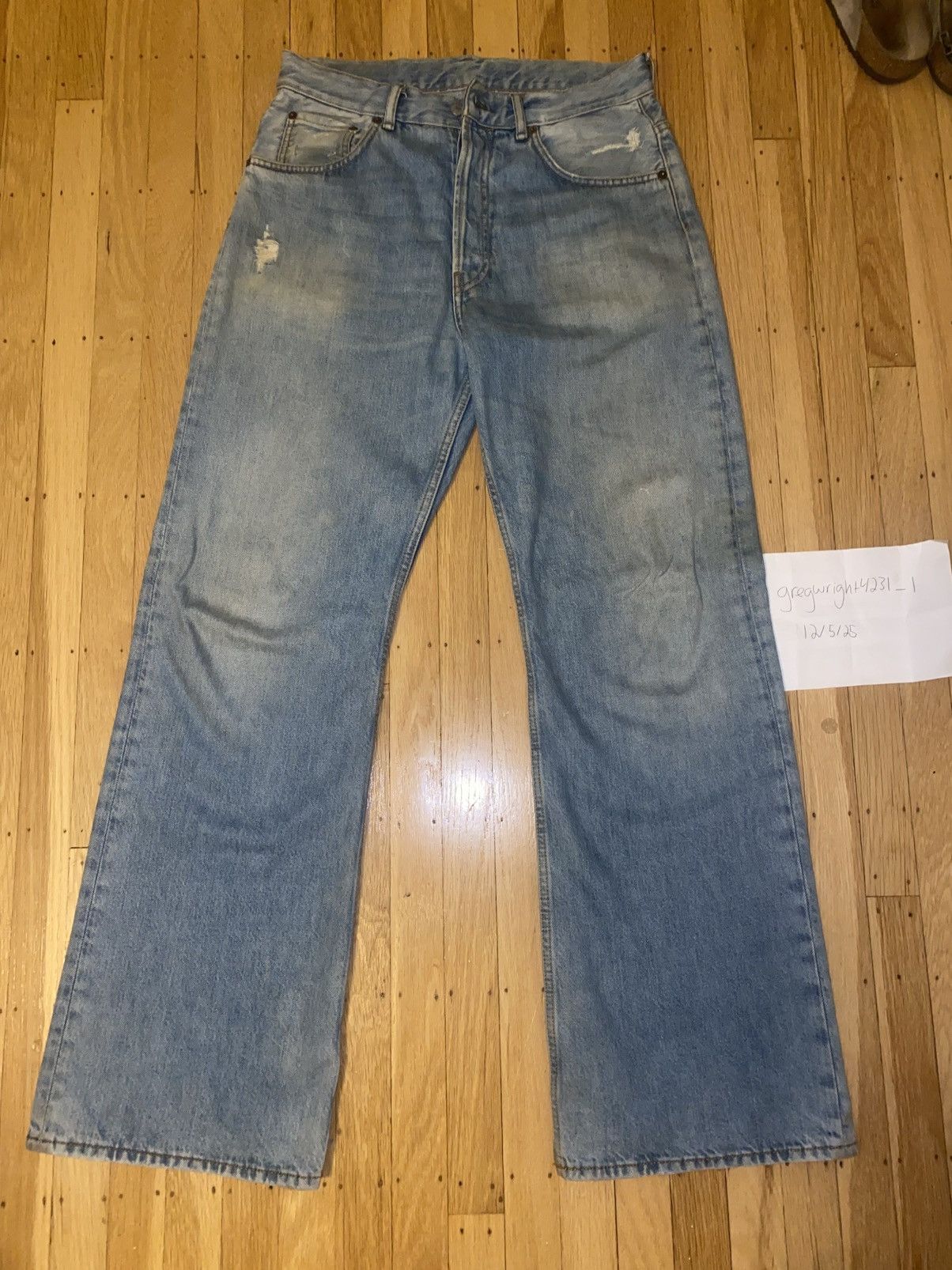Acne Studios Acne Studios 2021M Blue Jeans Size US 31 - 1 Thumbnail